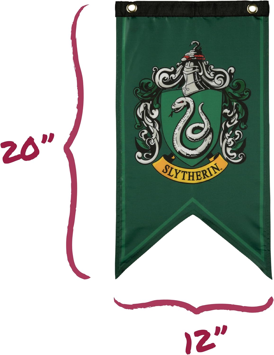 Thumbnail 3 de Conquest Journals Harry Potter Wizarding House Banner Flag Set (5 Flags, 20x12 in)