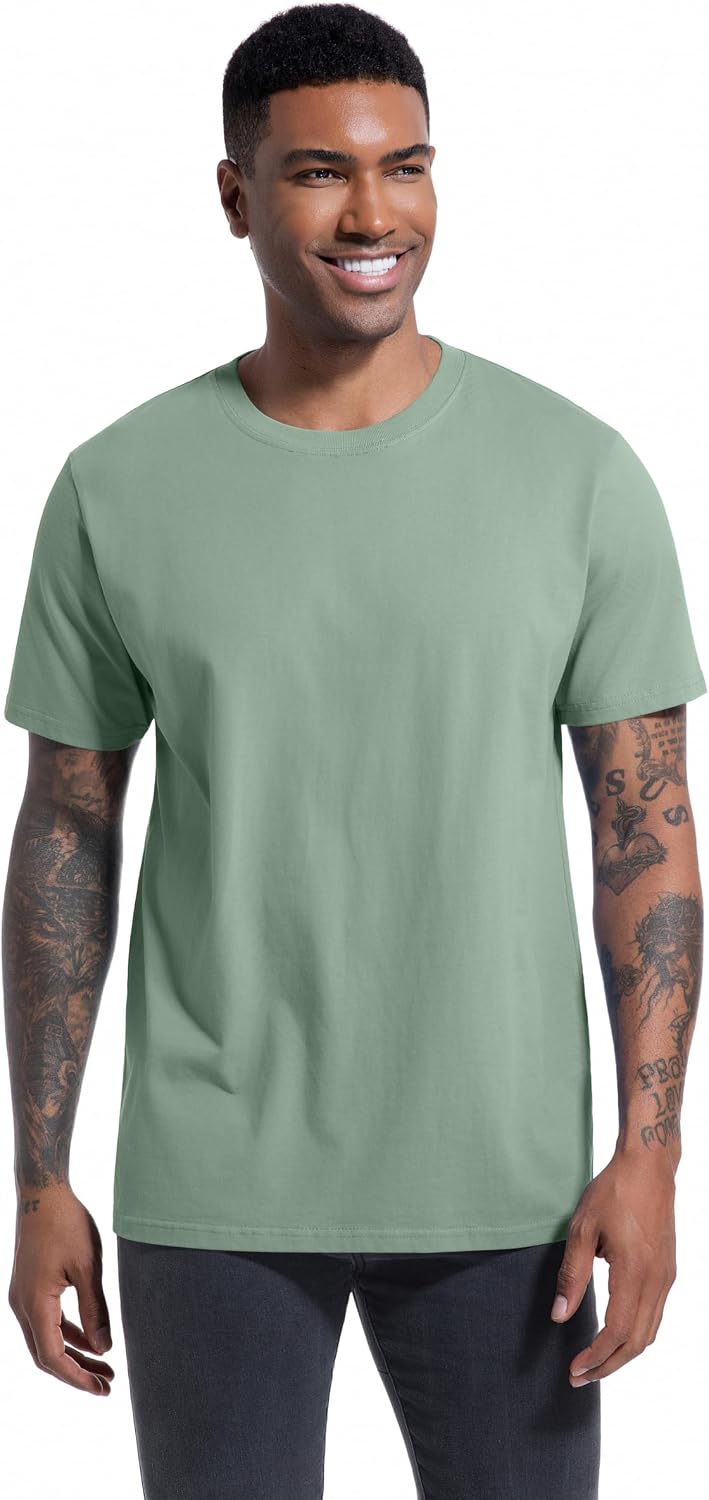 Detalle 2 de VEIISAR Herren T-Shirt 210 g/m² Baumwolle
