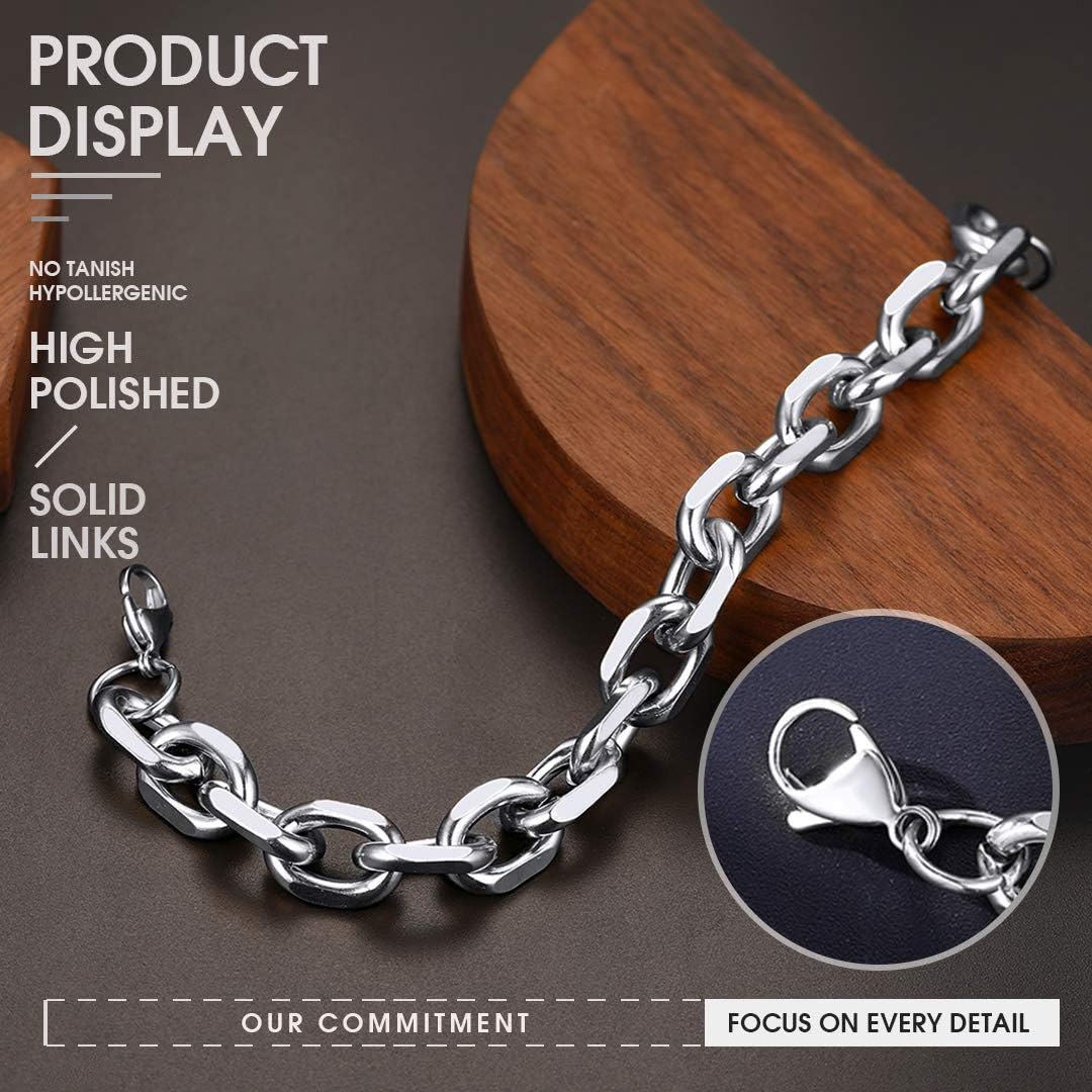 Detalle 2 de ChainsHouse Bracelet Argent Homme 21 cm