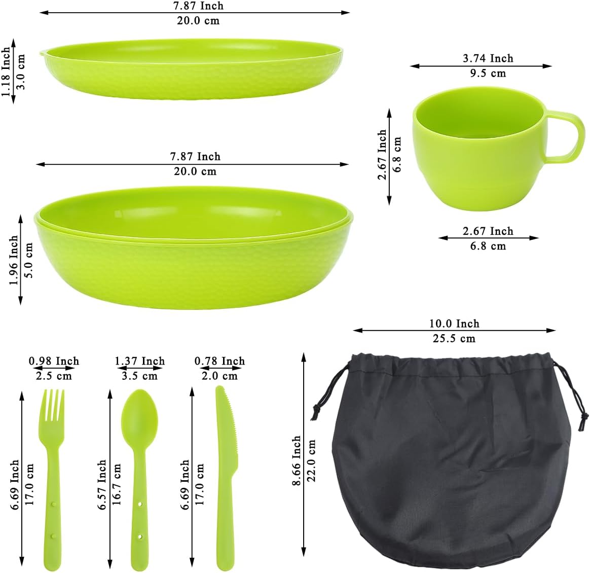 Detalle 2 de Berglander Kit da Campeggio set compatto 🍽