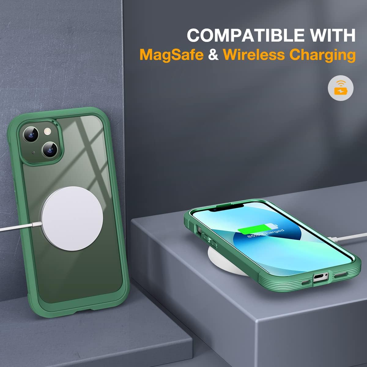 Thumbnail 5 de Miracase iPhone 13 Case 6.1inch Clear Back