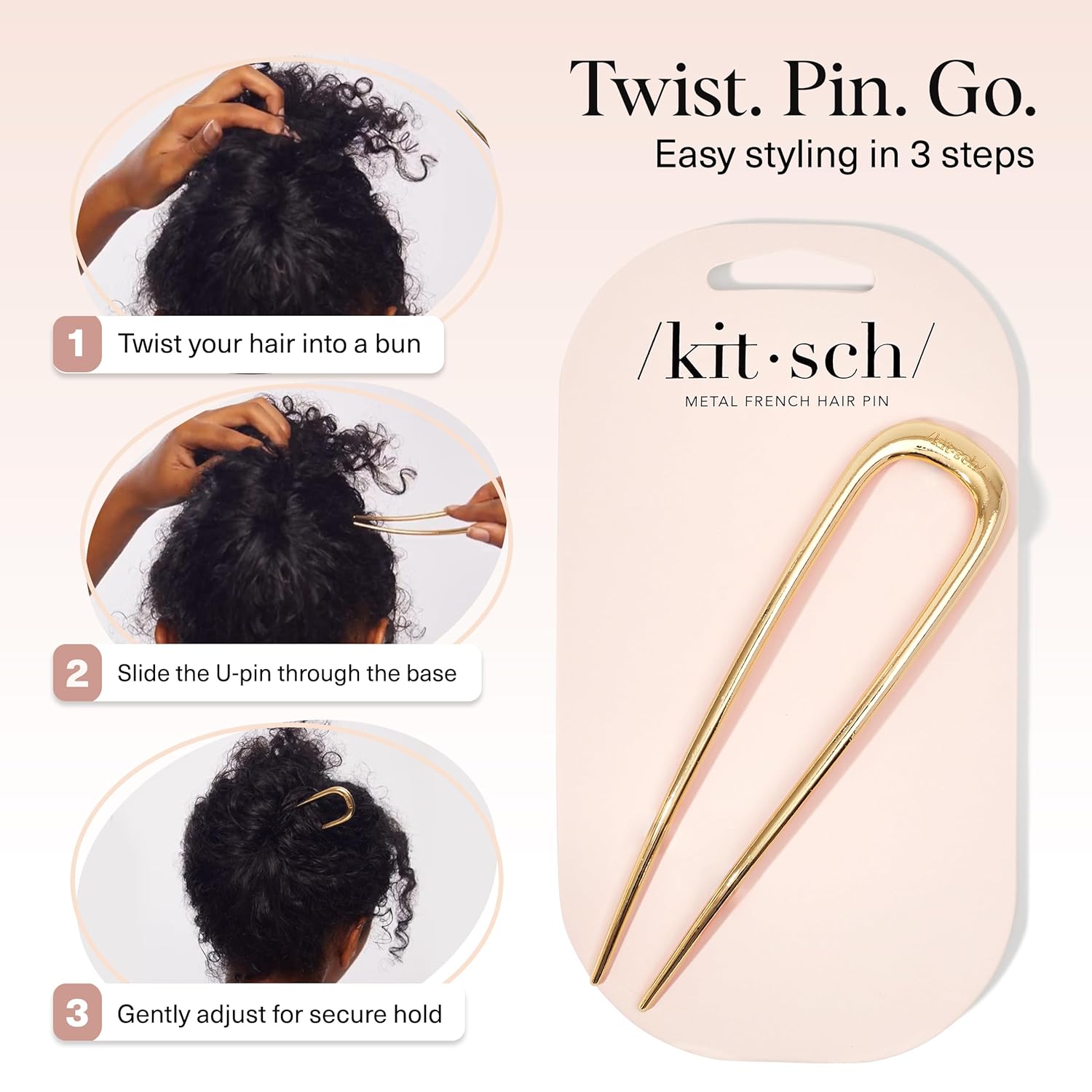 Thumbnail 6 de Kitsch French Hair Pin 1pc for Updos 💇♀
