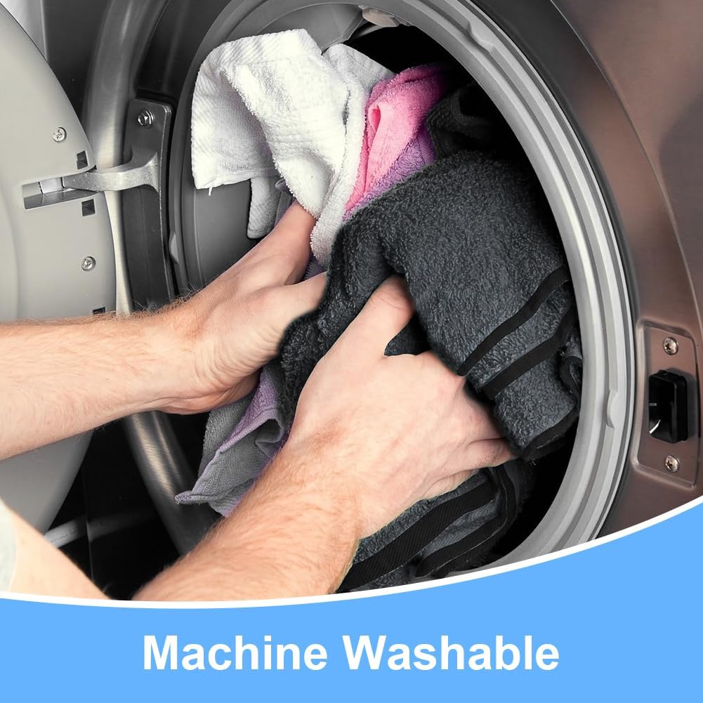 Thumbnail 3 de Adiwo – 6 Lingettes Microfibre 40 x 30 cm, 500 GSM, Chiffons adapt pour voiture et maison