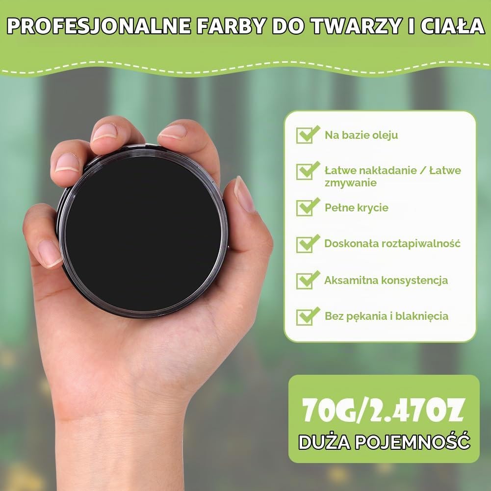Thumbnail 2 de Aomig farba do twarzy i ciała, 70 g, na bazie wody