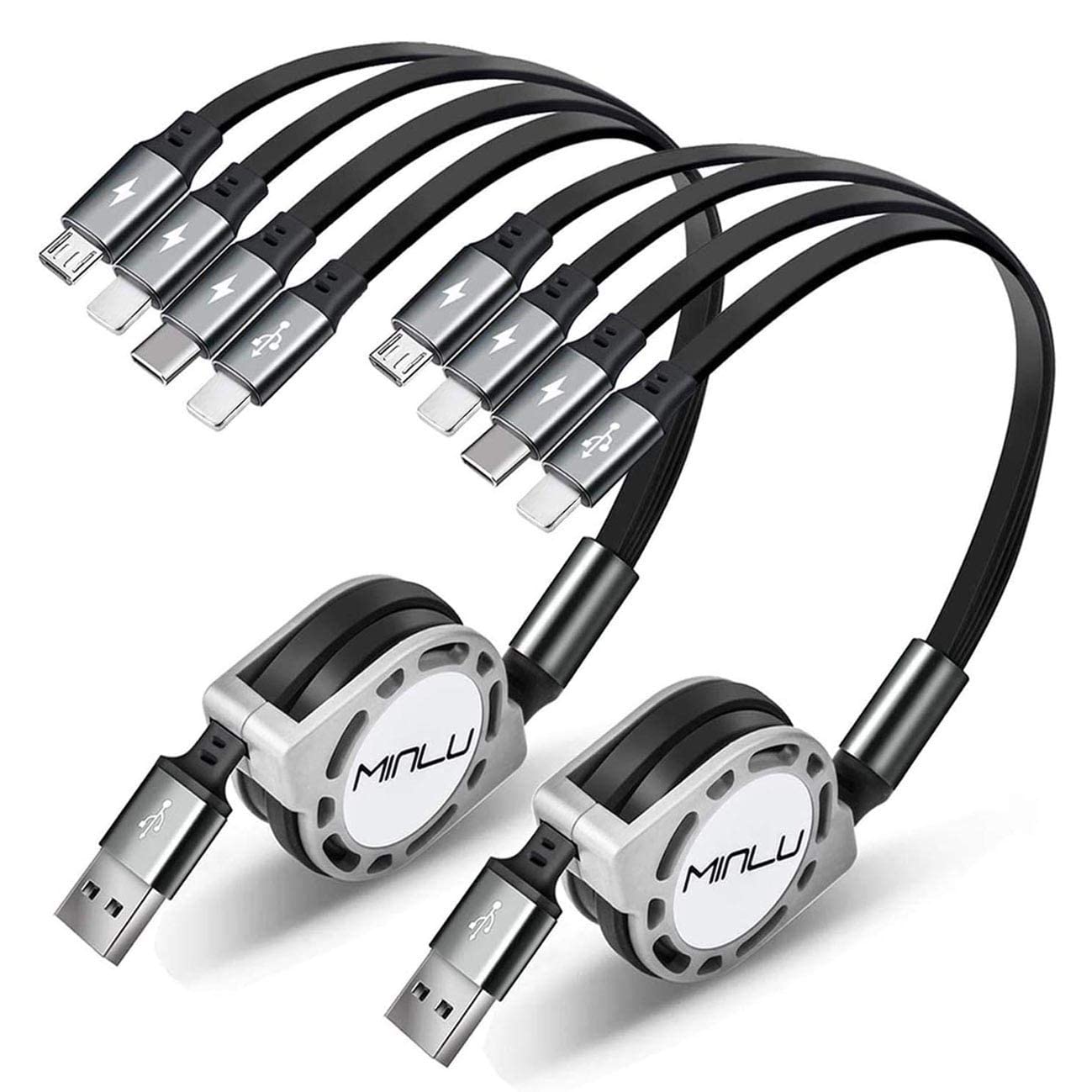 Detalle de MINLU Multi Charging Cable 4Ft
