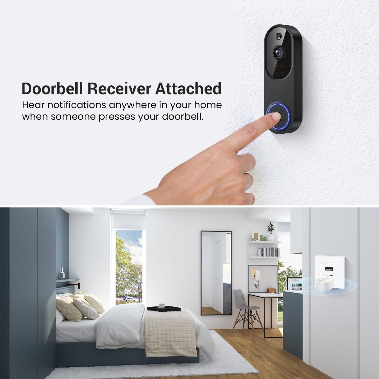 Thumbnail 6 de FineLuck 1080P Video Doorbell Camera with AI detection 🔔
