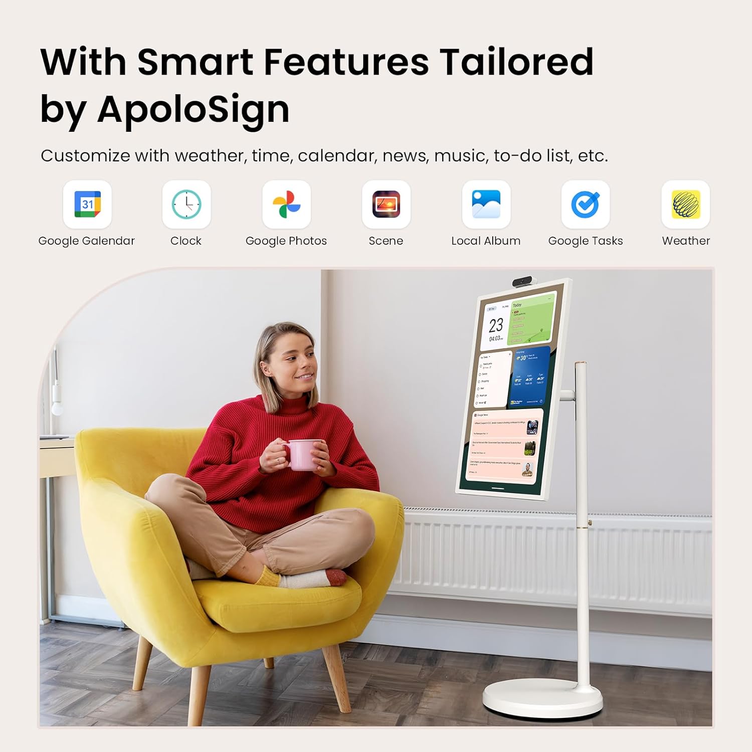 Thumbnail 6 de ApoloSign 24 Inch Portable TV