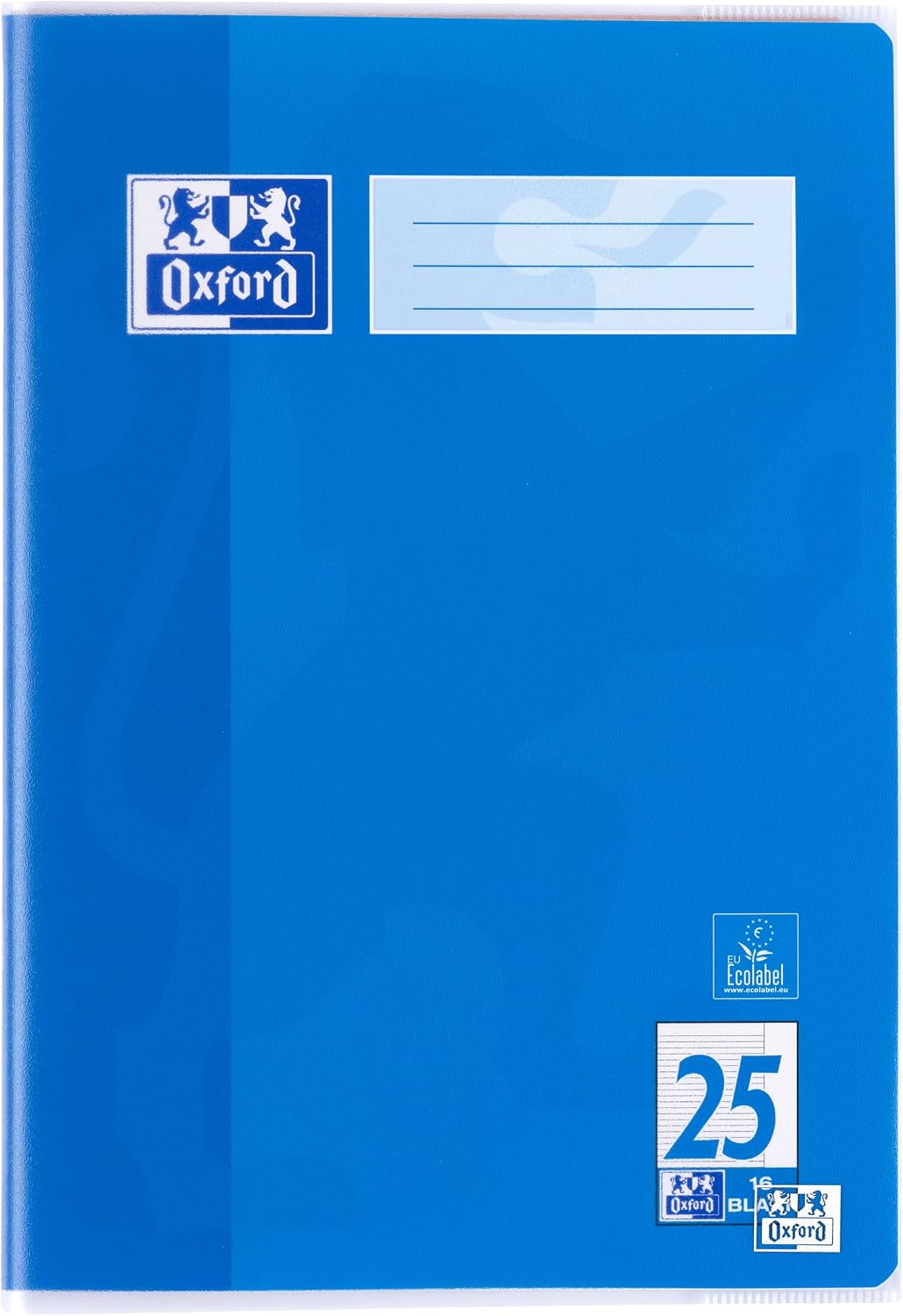 Detalle 2 de Oxford Heftumschlag A4 – Transparent, 25 Stück, PP-Kunststoff mit 45 mm Hefteinband