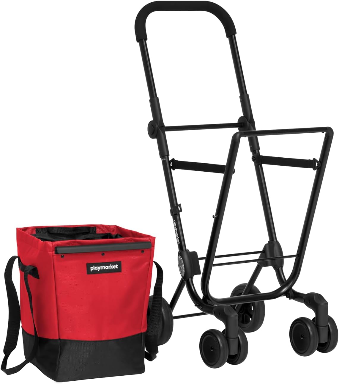 Thumbnail 6 de Playmarket Easy Go – składany wózek zakupowy 40 l, aluminium i poliester