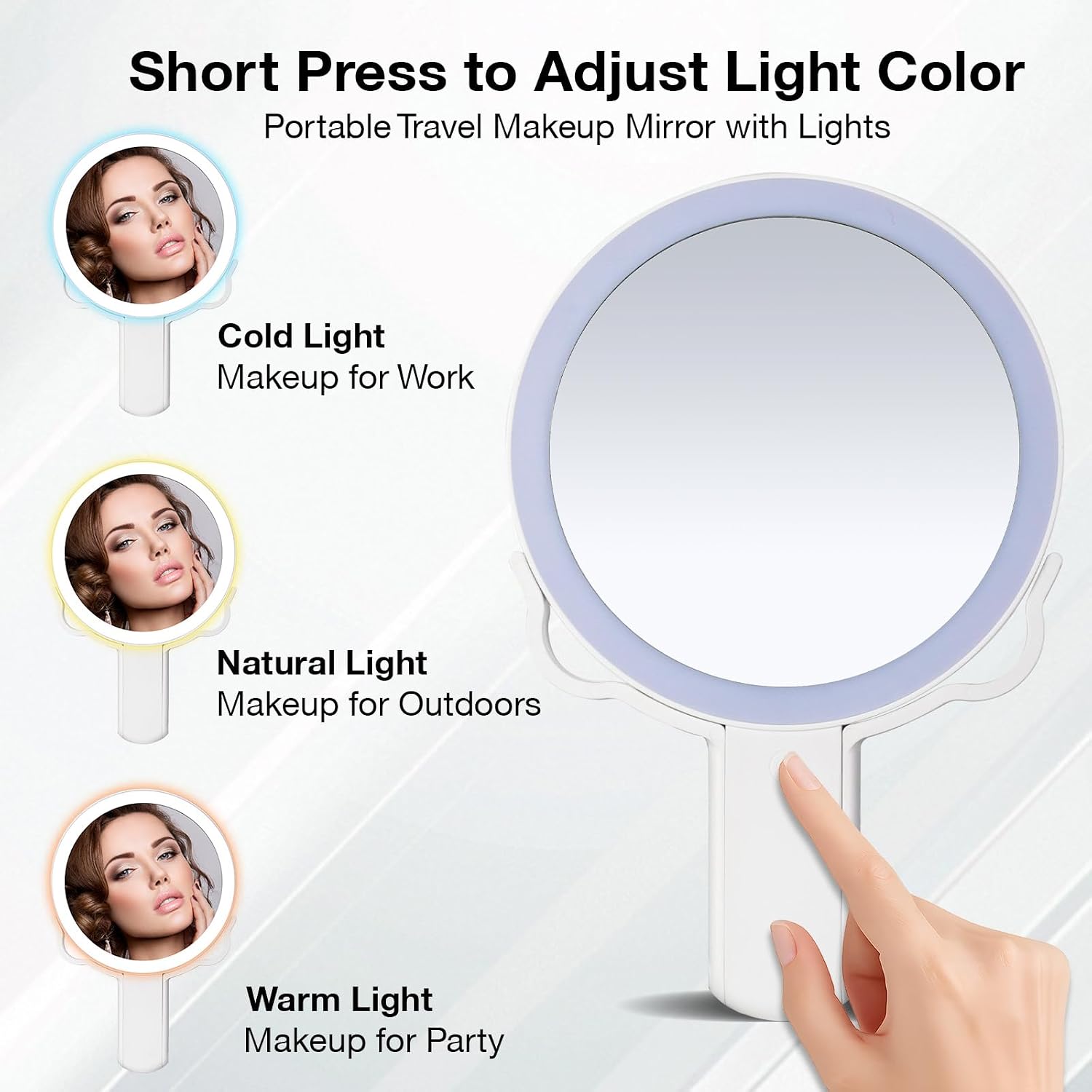 Detalle 2 de VINATO Miroir Grossissant 10X pour maquillage