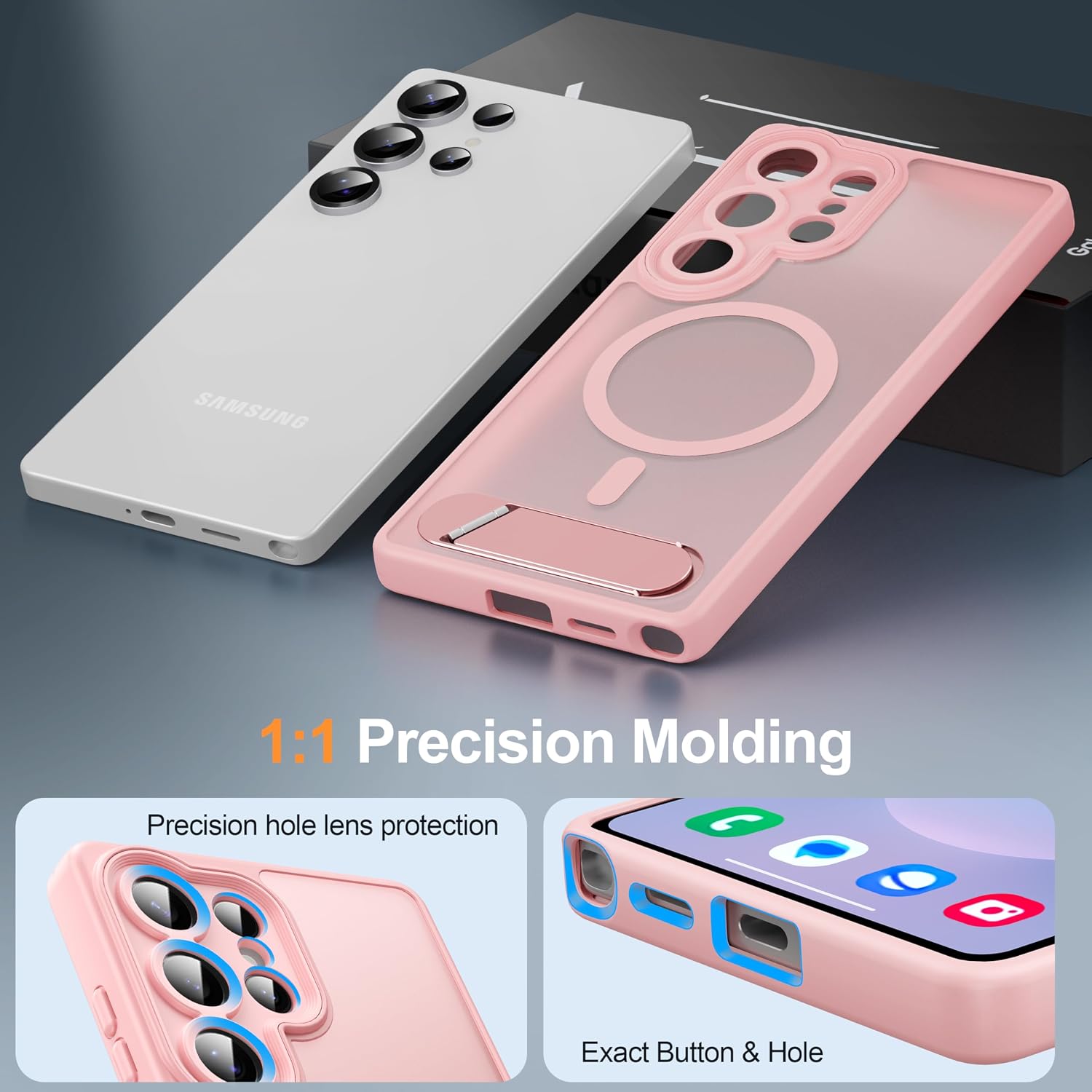 Detalle 1 de AMILIFECASES Magnetic Phone Case for Samsung Galaxy S25 Ultra