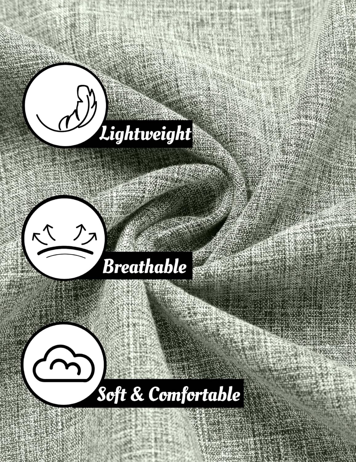 Thumbnail 4 de COOFANDY Linen Short-Sleeve Casual Shirt for Men 🌴
