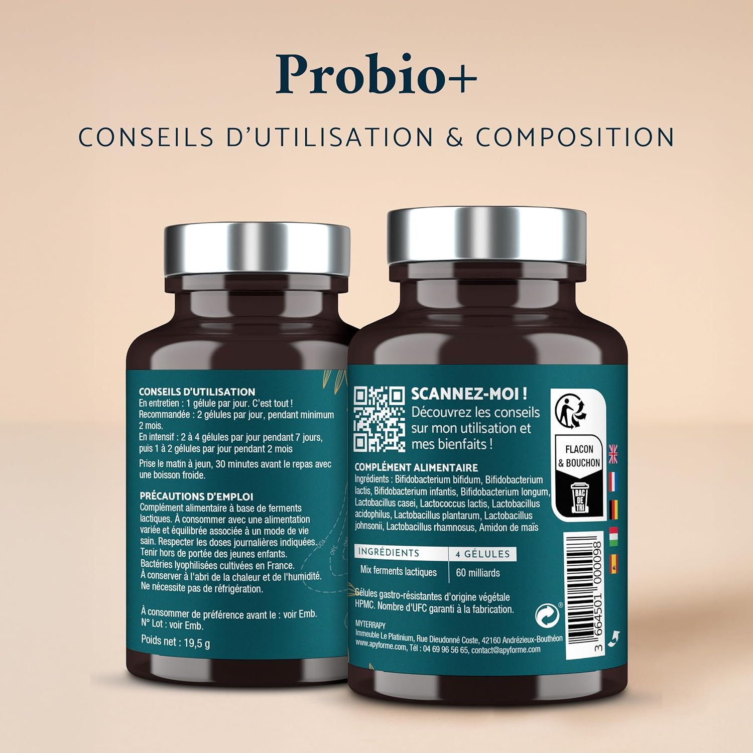 Thumbnail 6 de Apyforme Probiotique 60 milliards UFC 💊