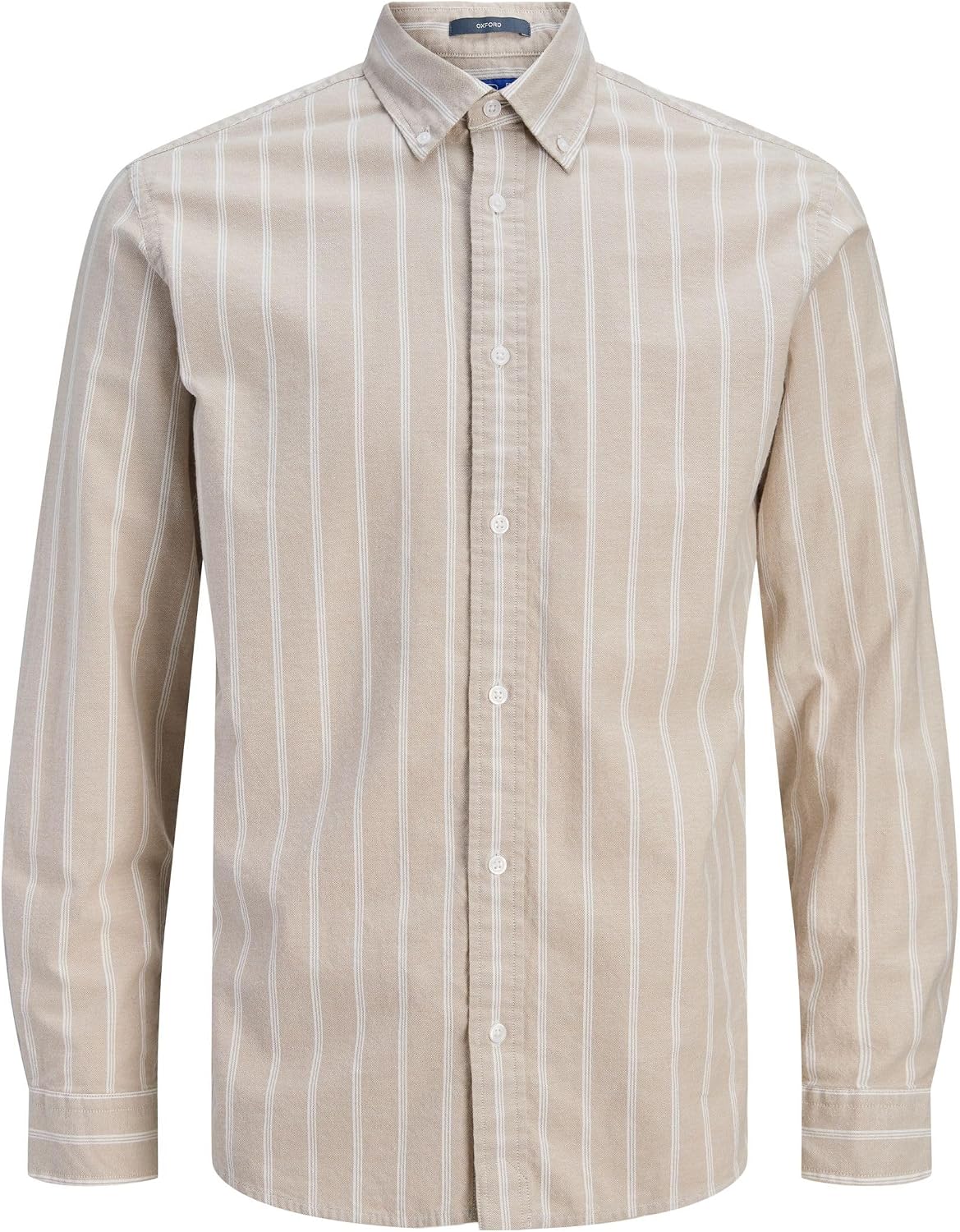 Detalle de Jack & Jones Jprbluharvey Oxford L/S Shirt SN Uomo