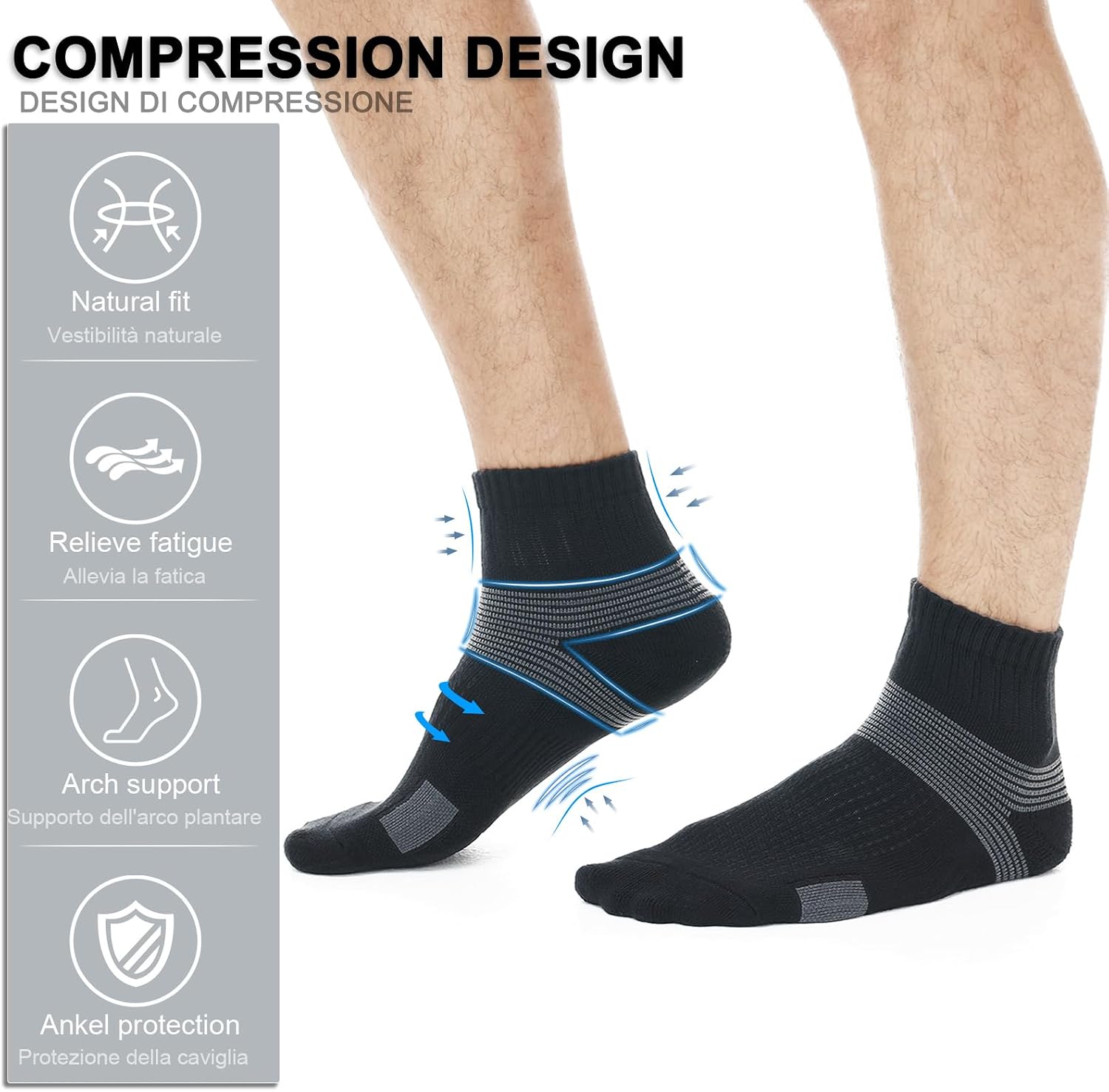 Detalle de PERMANENTLY001 calze compressione 6 paia