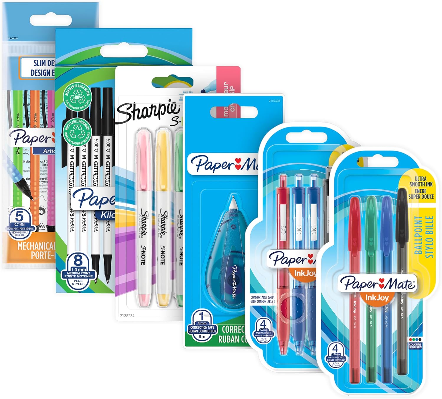 Detalle de Paper Mate & Sharpie Pens Set: 26‑Count Stationery Kit for School and Office
