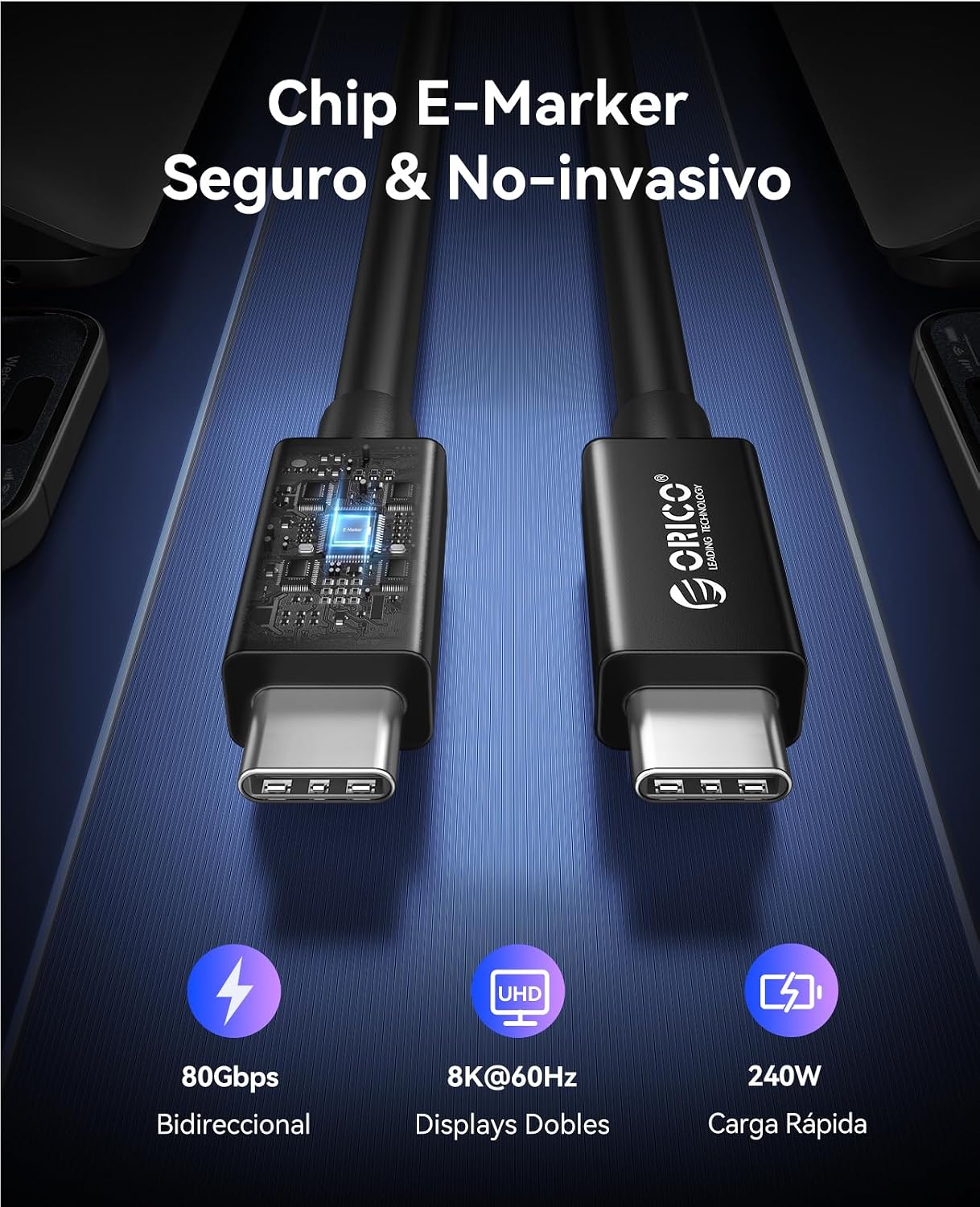 Detalle 2 de ORICO Cable Thunderbolt 5