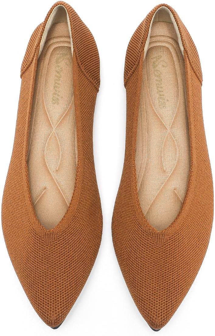 Thumbnail 6 de Semwiss Women's Ballet Flats: Comfortable Pointed-Toe Leopard Flats for Work & Casual Wear
