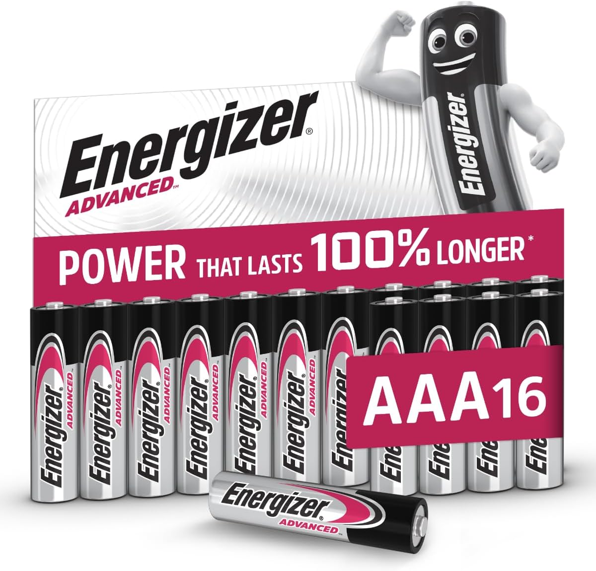 Detalle de Energizer Advanced AAA Batteries 16 Pack