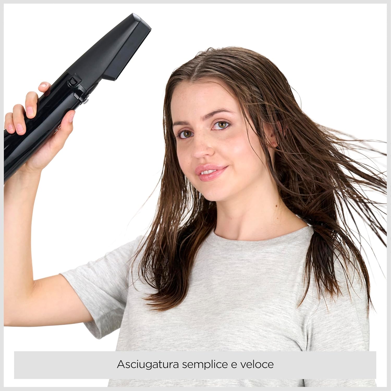 Thumbnail 2 de BaByliss Spazzola rotante ad aria calda AS200E con 4 accessori intercambiabili