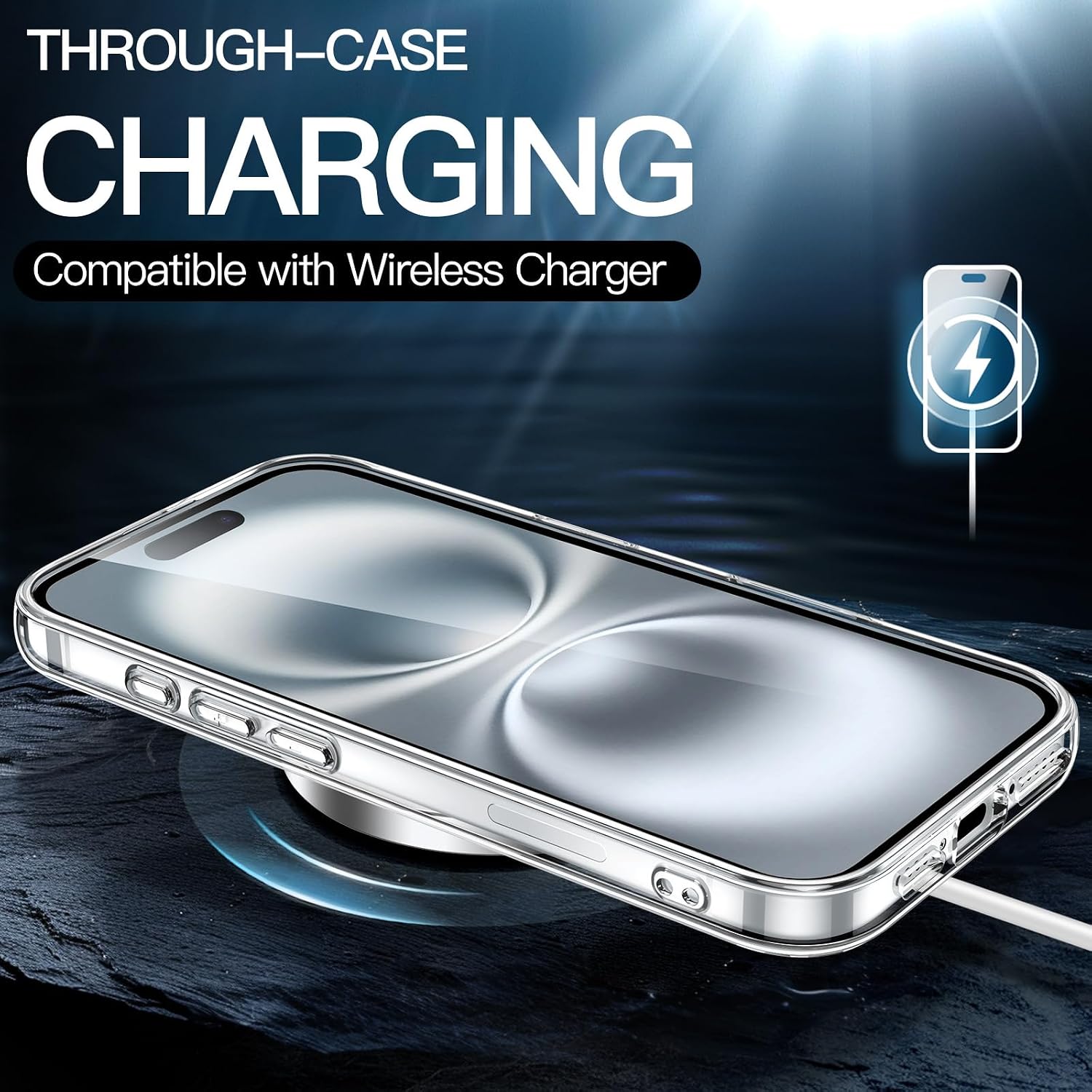 Thumbnail 4 de JETech Case for iPhone 16 Plus 6.7-inch clear, anti-scratch