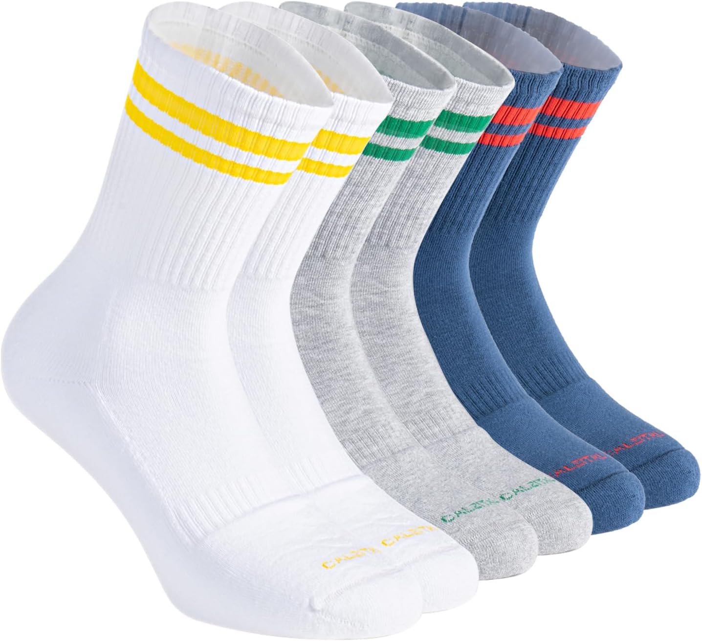 Thumbnail 6 de CALZITALY Pack de 2–4 paires: Chaussettes sport unisexes en coton, MADE IN ITALY