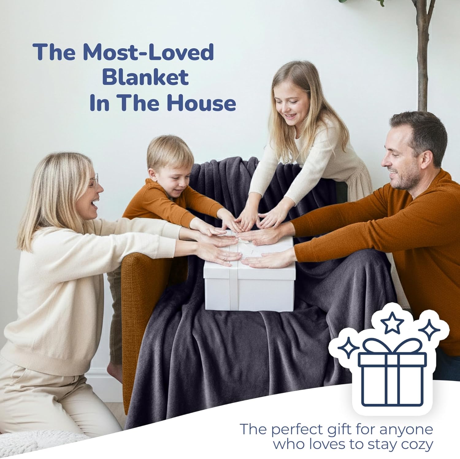 Thumbnail 4 de Super Blanky Wearable Blanket 70" x 60" 🛋