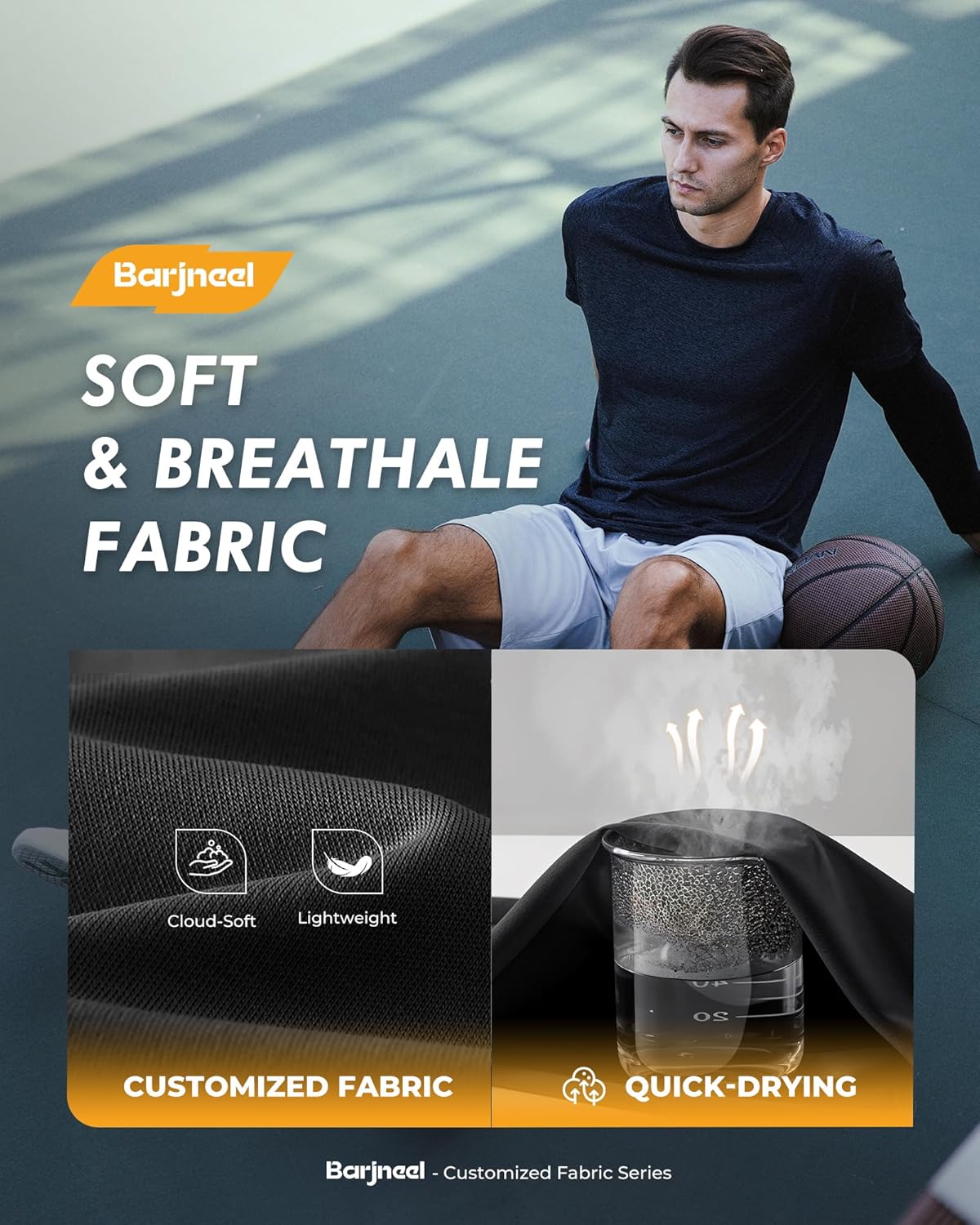 Thumbnail 1 de Barjneel 2 Pack Gym Basketball Shorts