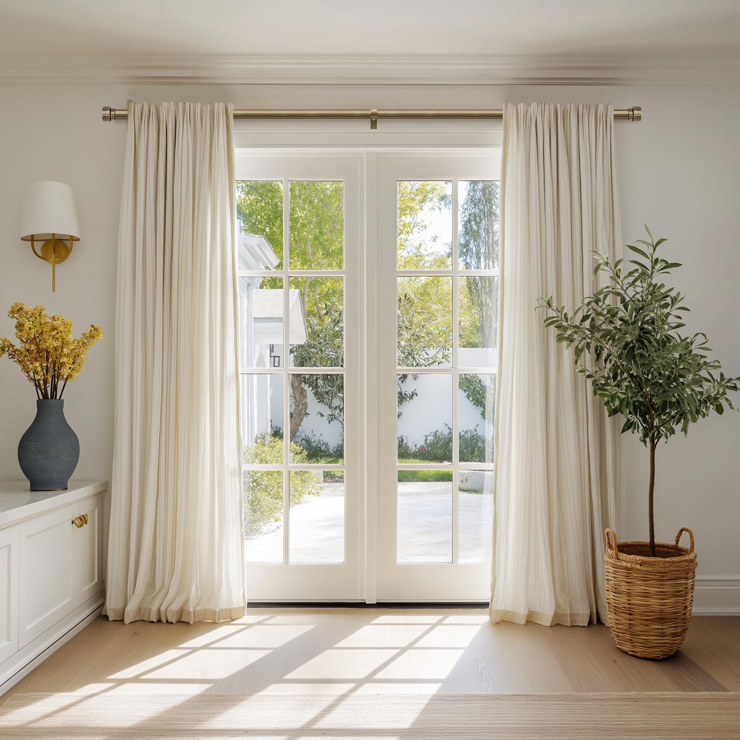 Thumbnail 1 de Lootkell 2 Pack Bronze Curtain Rods: Heavy-Duty, Adjustable 32–88 Inches with Solid Metal Finials