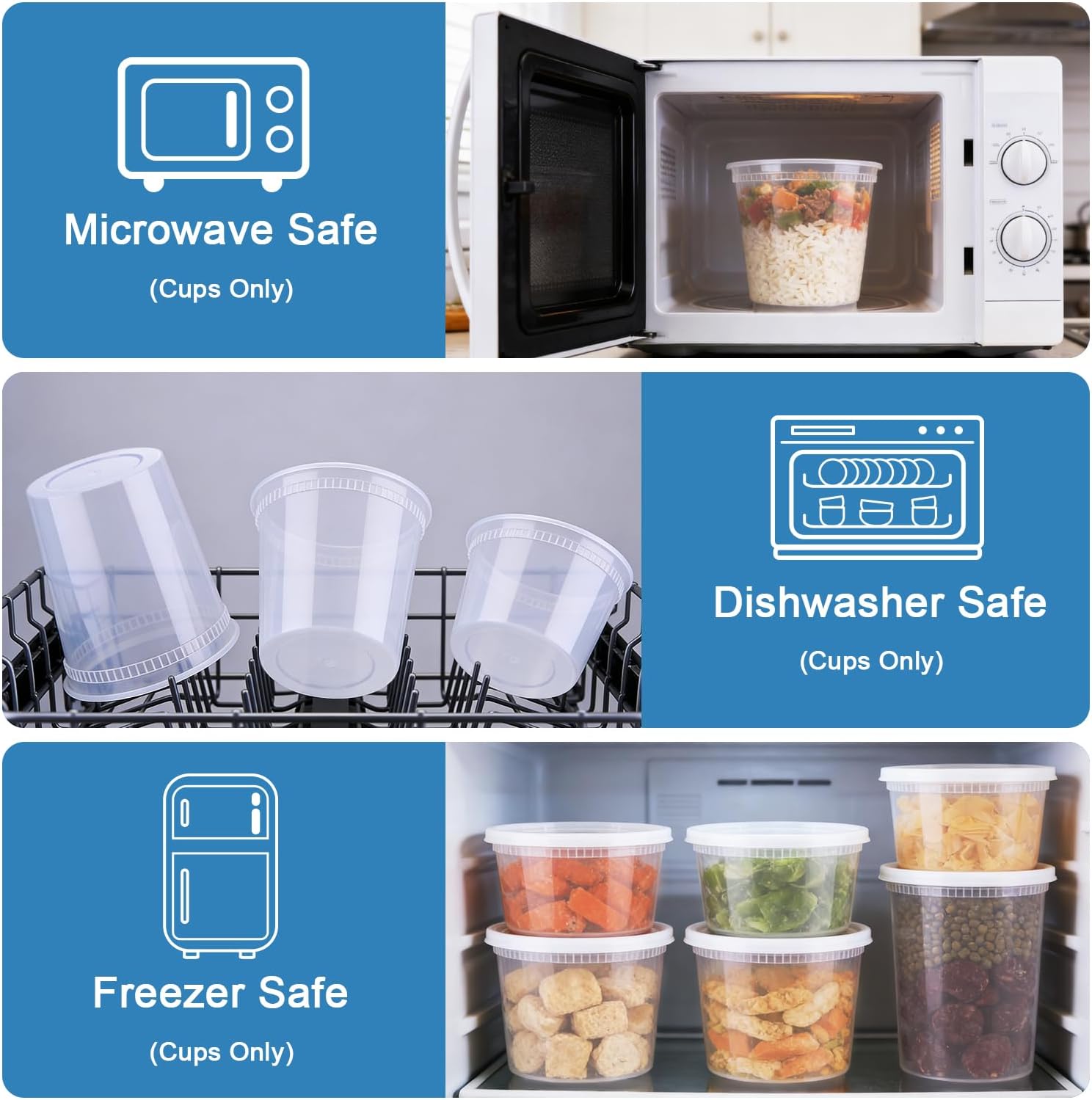 Detalle 1 de Lamosi deli containers 32 oz