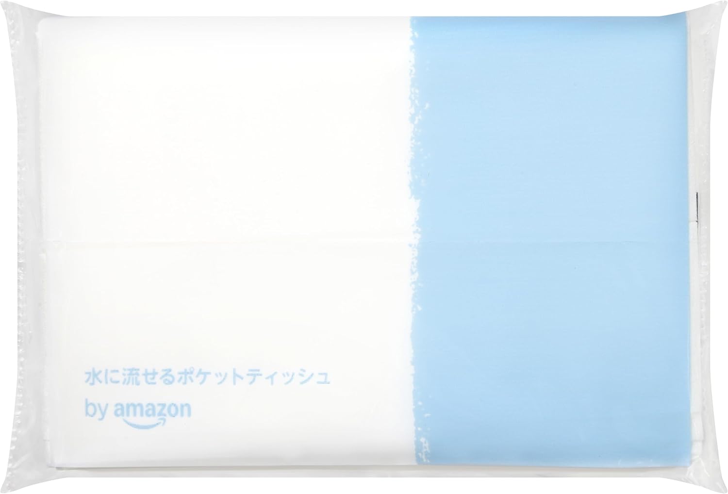 Thumbnail 6 de by Amazon 4970240120690 水に流せるポケットティッシュ FSC認証紙 200個入り
