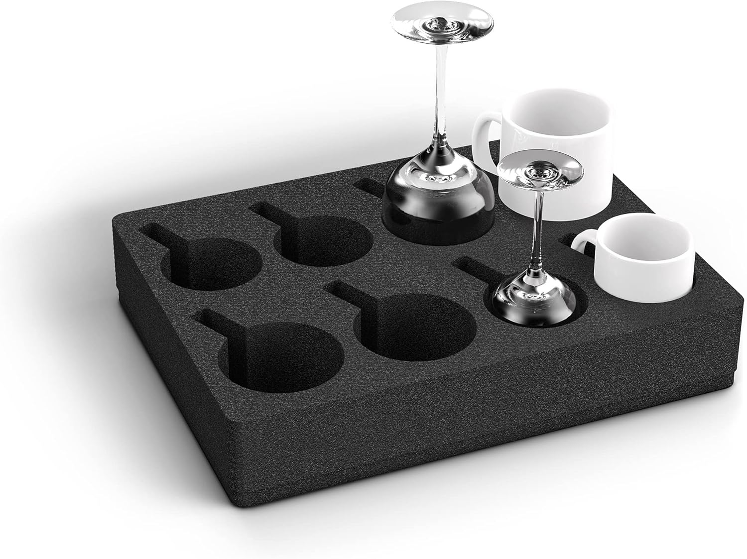 Thumbnail 6 de Siegvoll foam cutlery holder cup and plate set for motorhomes, caravans, boats – 8 plates + 8 cups