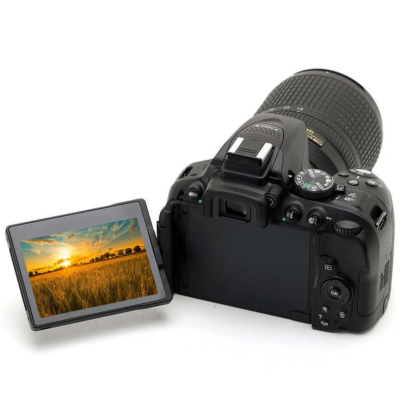 Thumbnail 1 de Nikon D5300 24 MP + AF-P 18-55 VR (cámara réflex con WiFi y GPS)