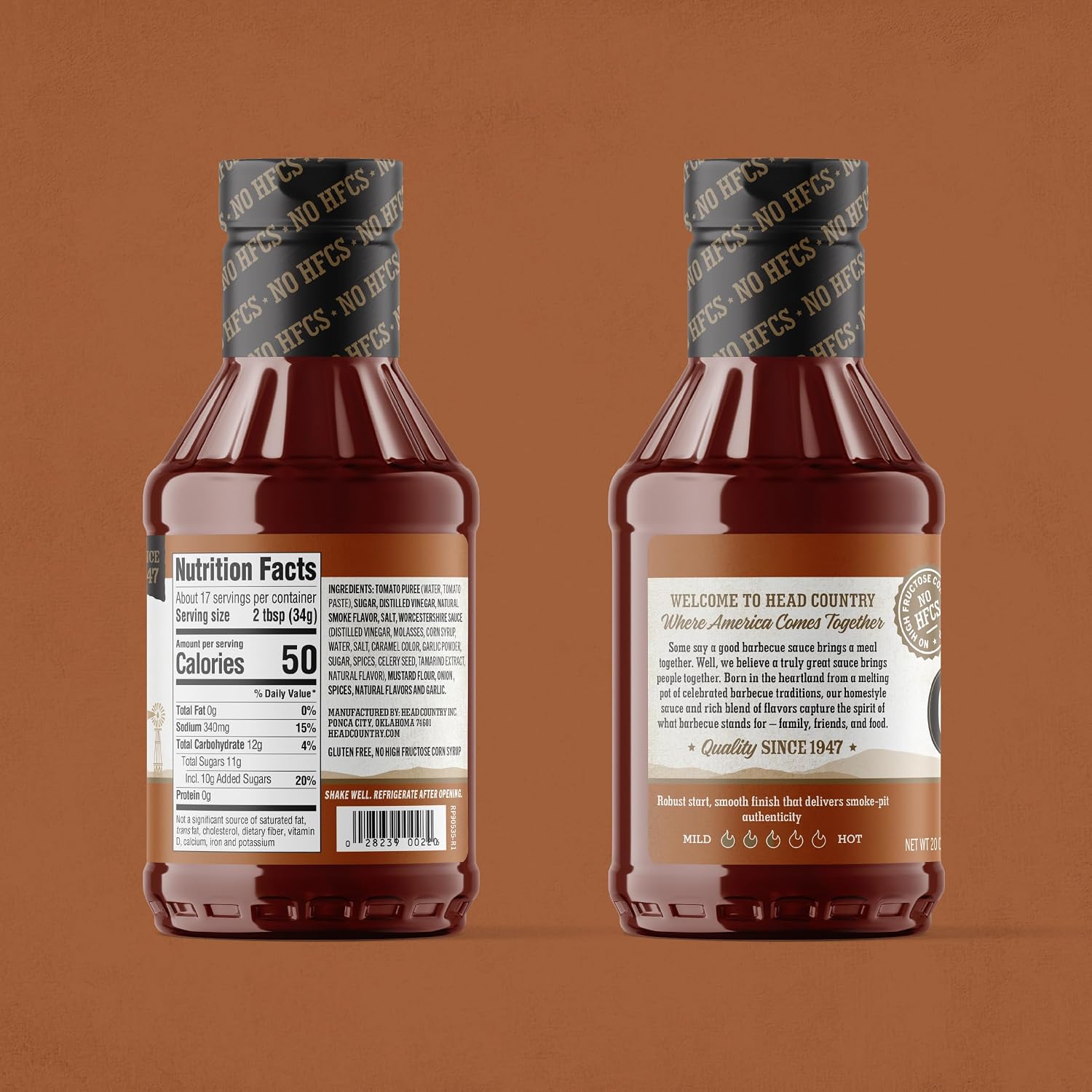 Thumbnail 6 de Head Country HC220-6 Hickory Smoke BBQ Sauce, Gluten-Free, Soy-Free, 6-Pack