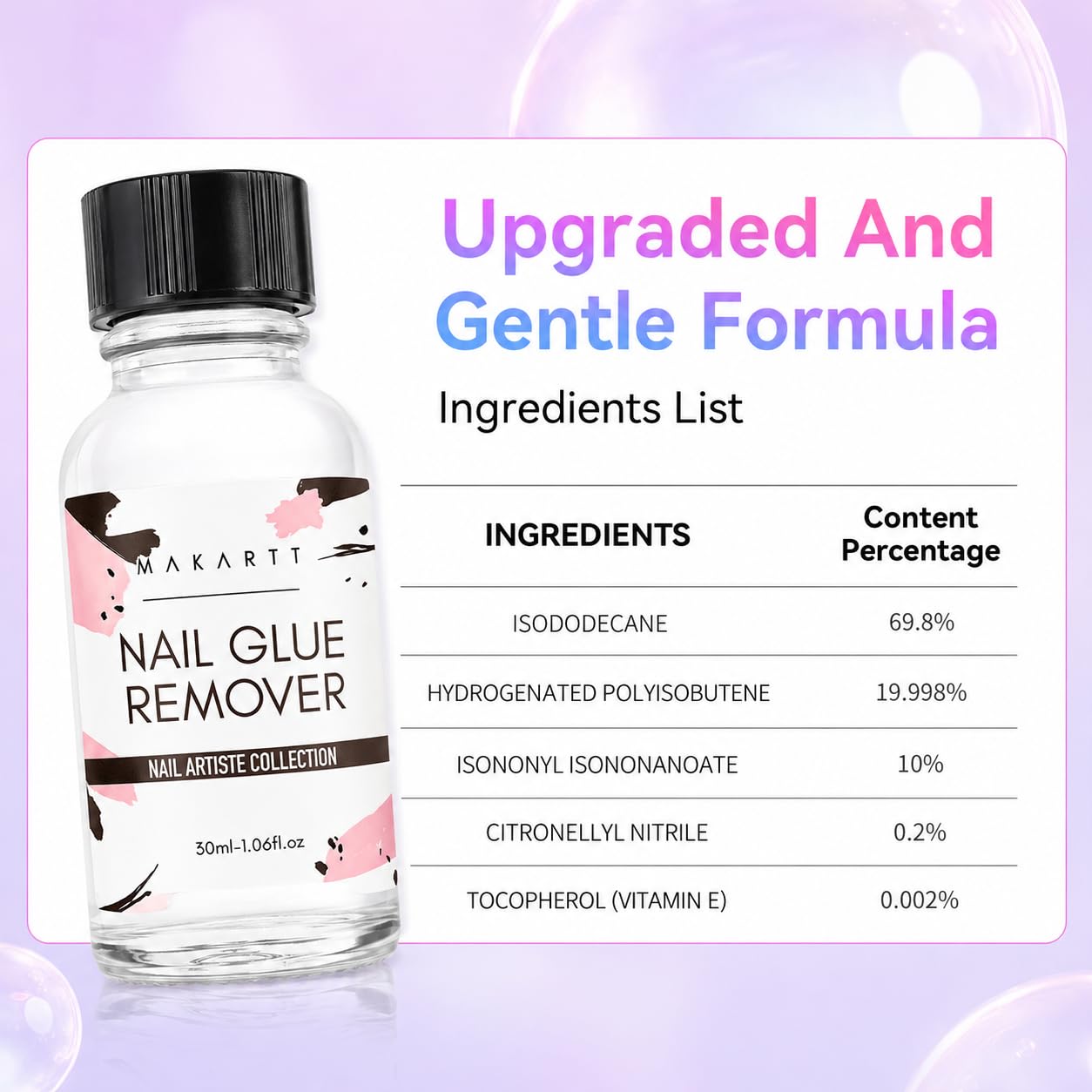 Thumbnail 6 de Makartt Nail Glue Remover 30ML for Press On Nails