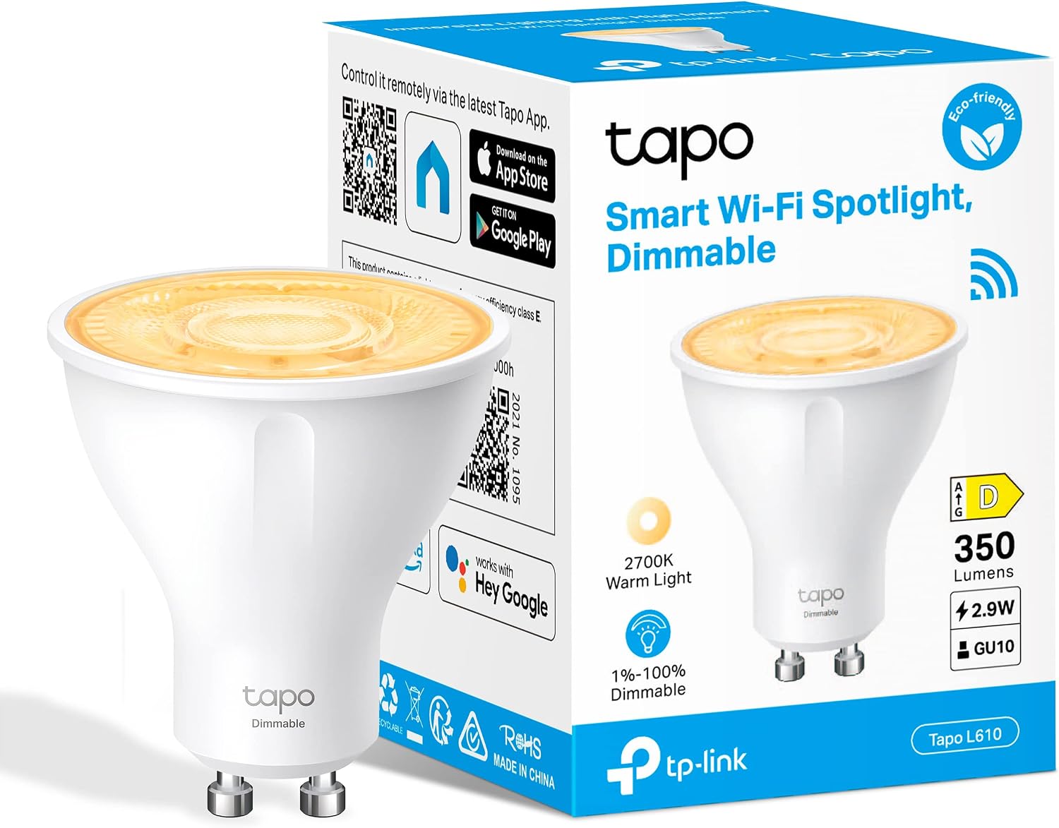 Thumbnail 1 de Tapo L530E: Bombilla Inteligente WiFi RGB E27, 800 lm, 8.3 W