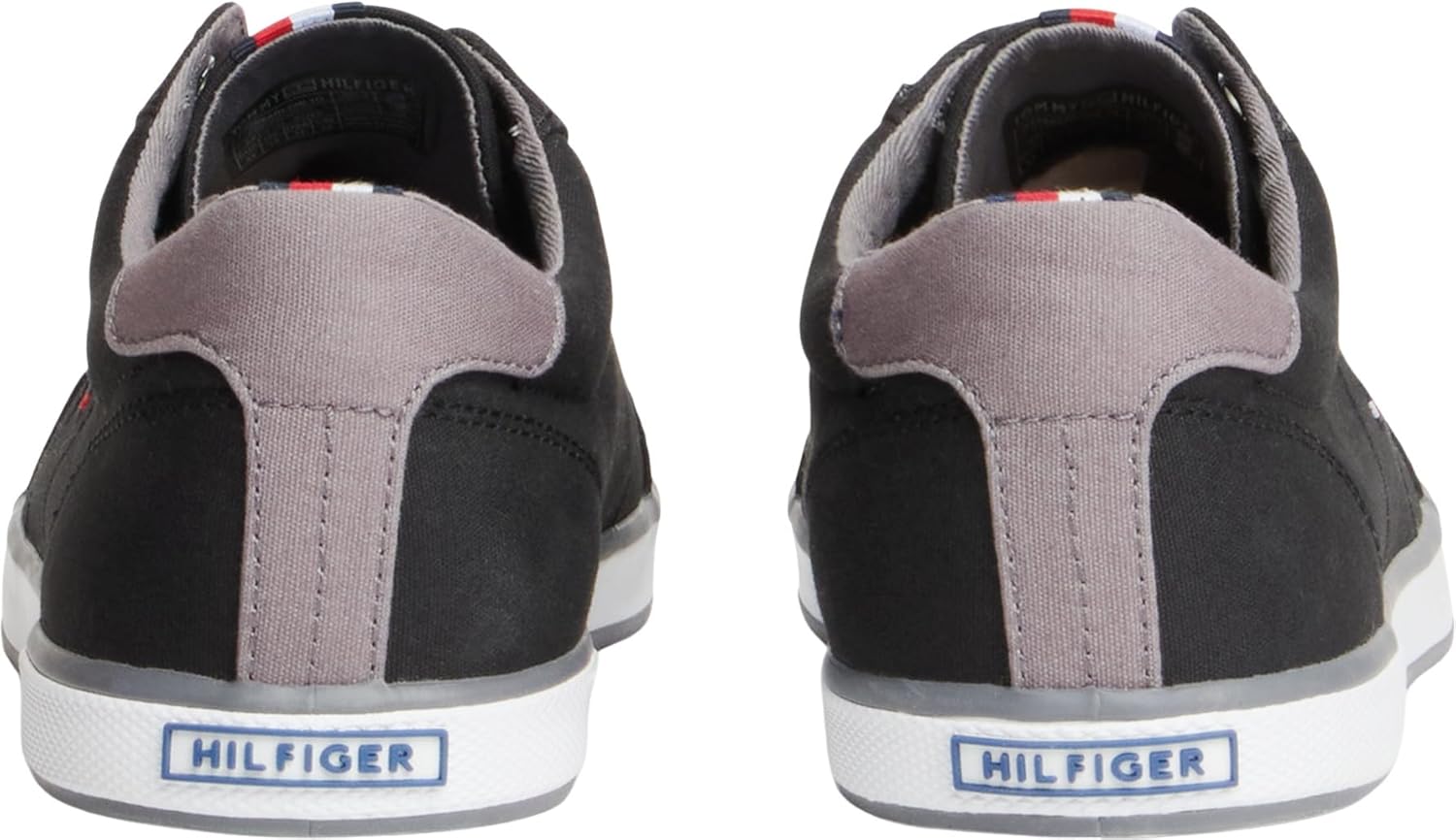 Detalle de Tommy Hilfiger Baskets Vulcanisées Homme – Élégance casual en toile légère