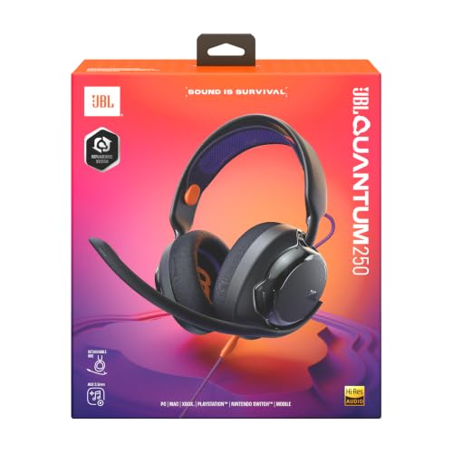 Thumbnail 6 de JBL Quantum 250 kabelgebundenes Gaming-Headset – präziser Klang, wechselbare Teile