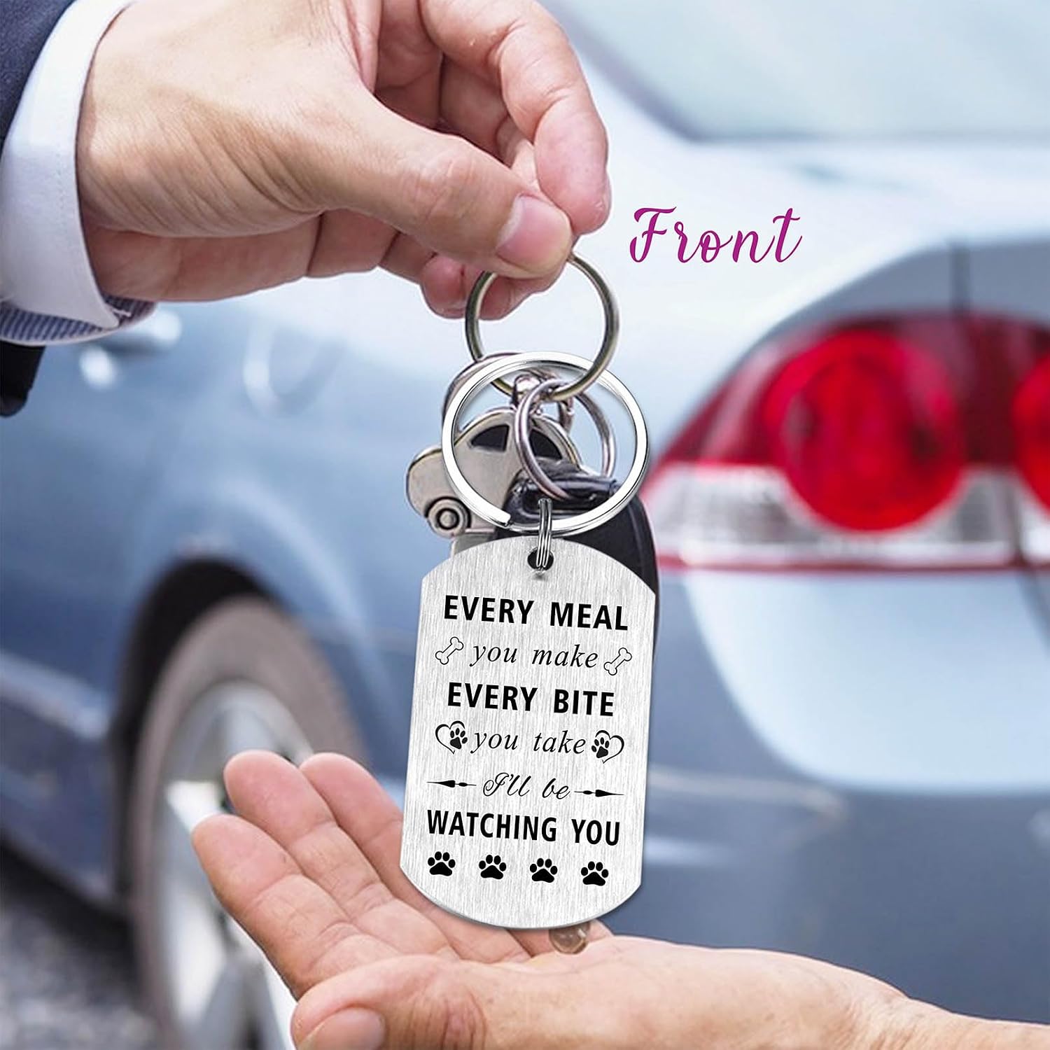 Detalle 2 de EE&YU Dog Mum Keyring for Dog Lovers