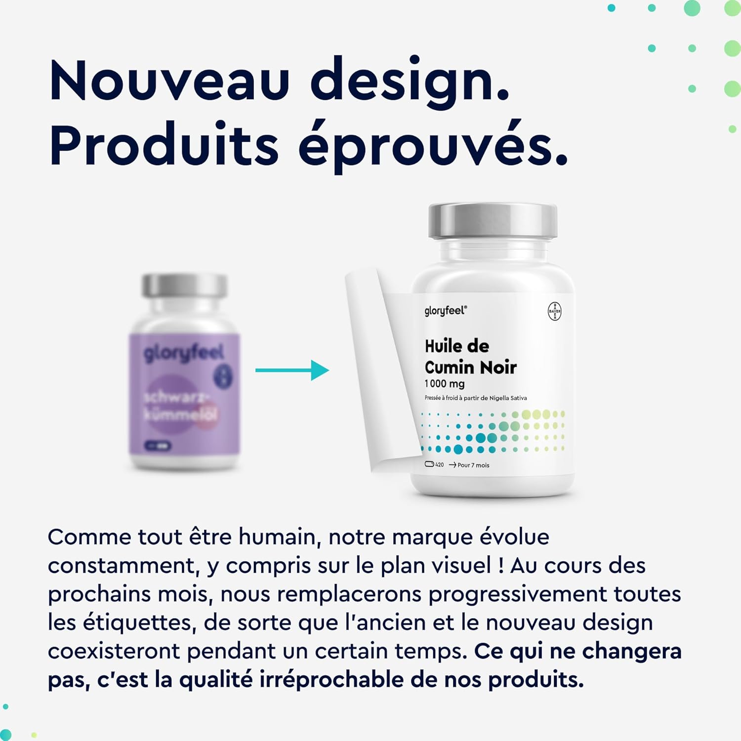 Detalle 2 de Huile de Nigelle 1000 mg, 420 capsules
