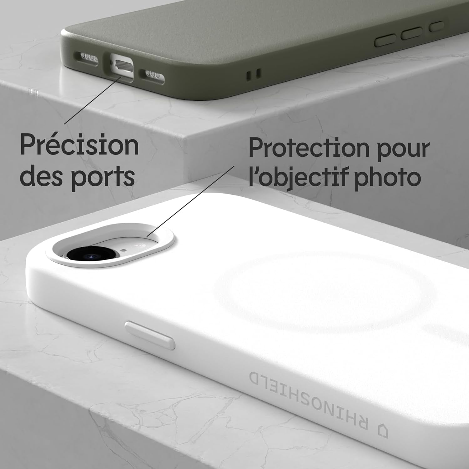 Thumbnail 3 de RhinoShield SolidSuit MagSafe pour iPhone 17e / 16e – Coque fine et absorbante, finition mate