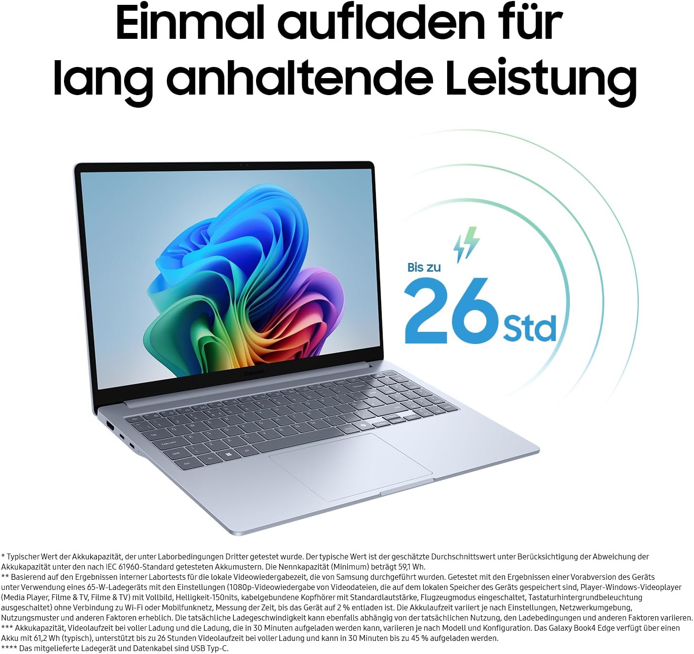Thumbnail 5 de Samsung Galaxy Book4 Edge AI-Laptop – 15,6 Zoll, 16 GB RAM, Snapdragon X Plus, 256 GB