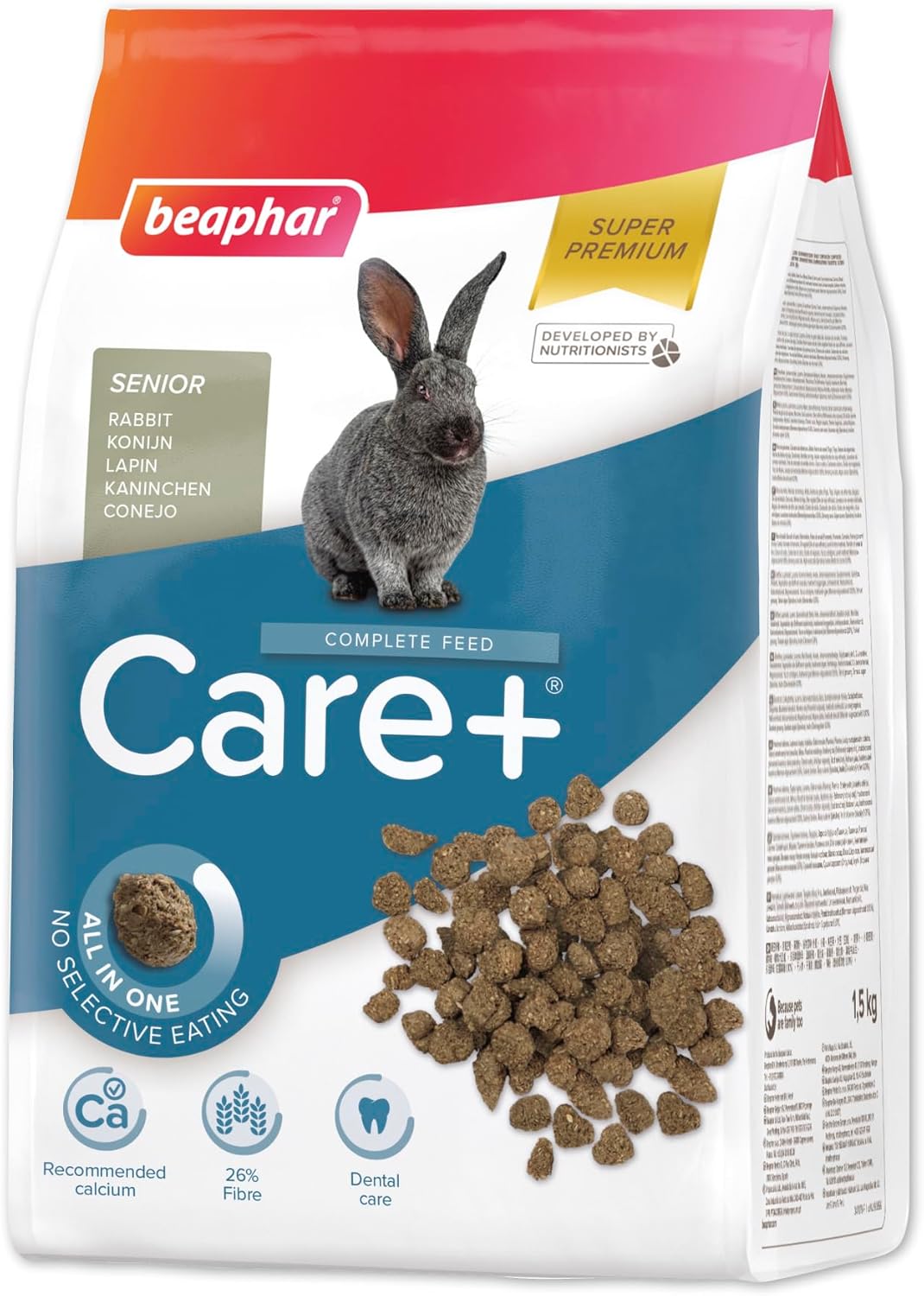 Thumbnail 4 de Beaphar Care+ Meerschweinchen, 5kg – Futter für gesunde Zähne und Vitamin-C-Unterstützung