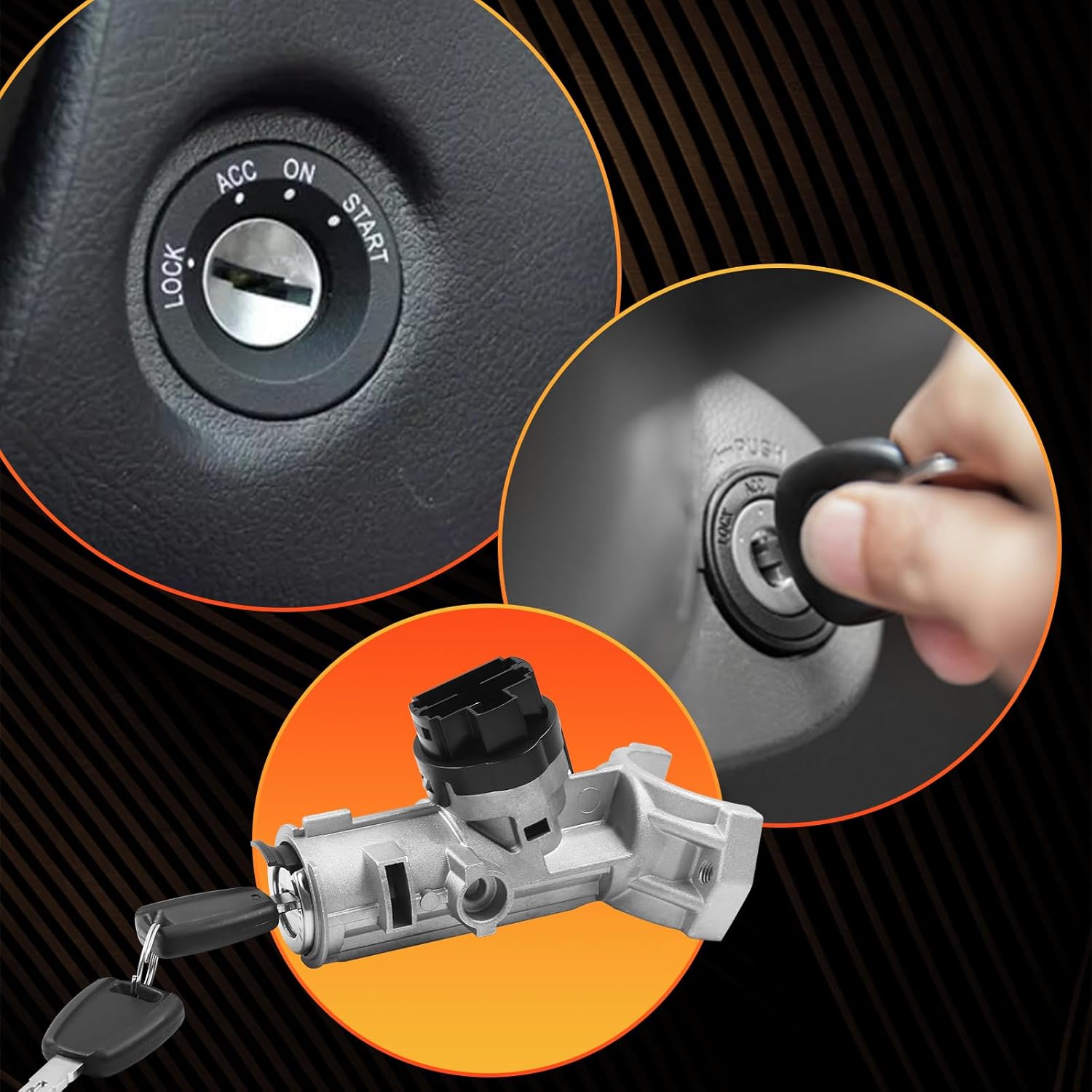 Thumbnail 6 de MaxAwe Ignition Lock Starter Switch Barrel (5 Pins) – 2 Keys for Fiat Ducato, Peugeot Boxer, Citroen Jumper/Relay/Dispatch (2006+)