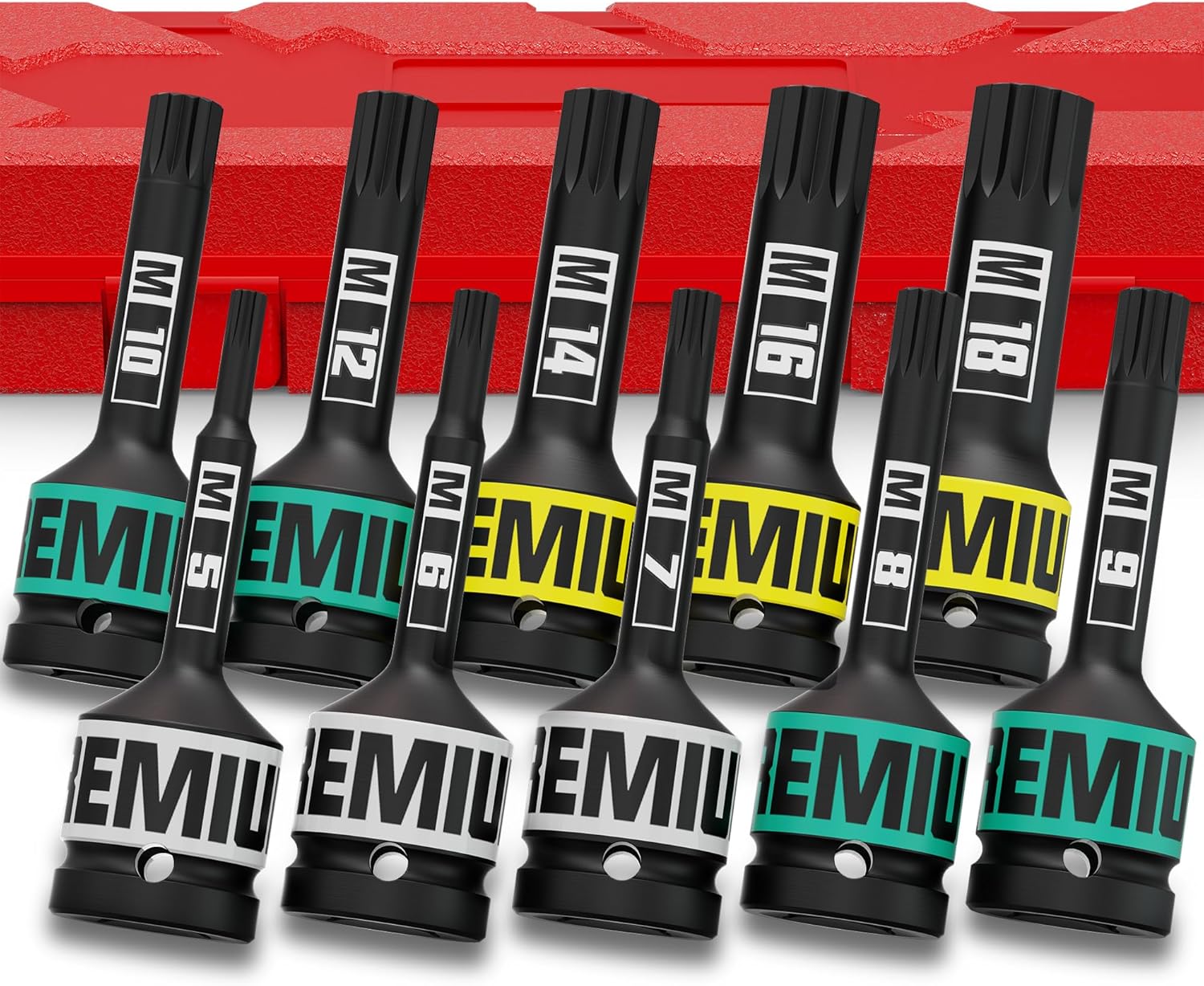 Thumbnail 6 de Aurlloct Chiavi a Bussola Torx 10 pezzi 1/2”