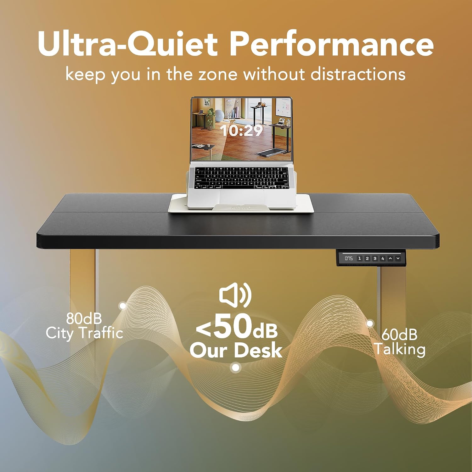Detalle de HUANUO Electric Standing Desk 32-inch