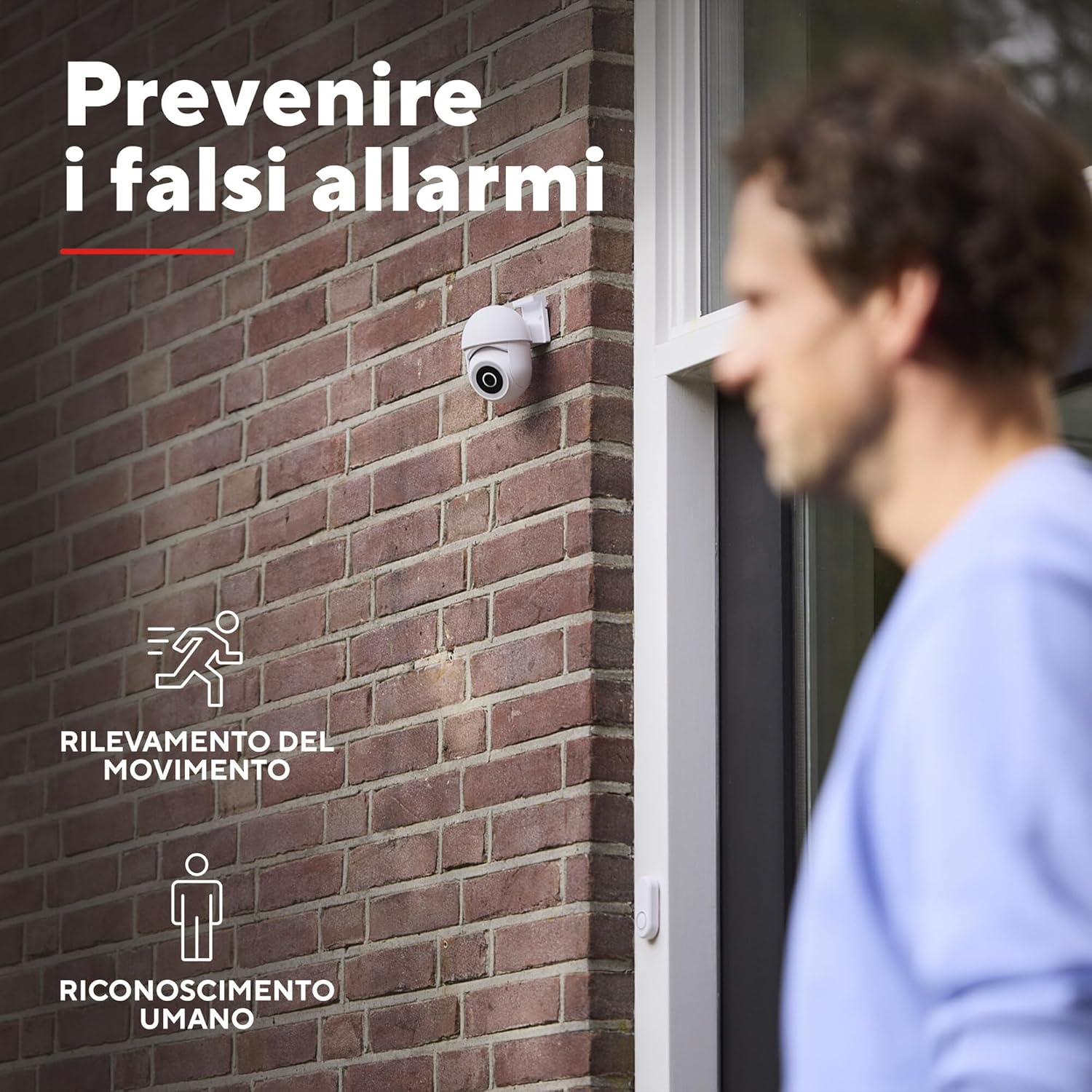 Thumbnail 2 de Trust SMARTCAM-2800 Telecamera Wi‑Fi interna 360° con visione notturna, sirena e microfono integrati