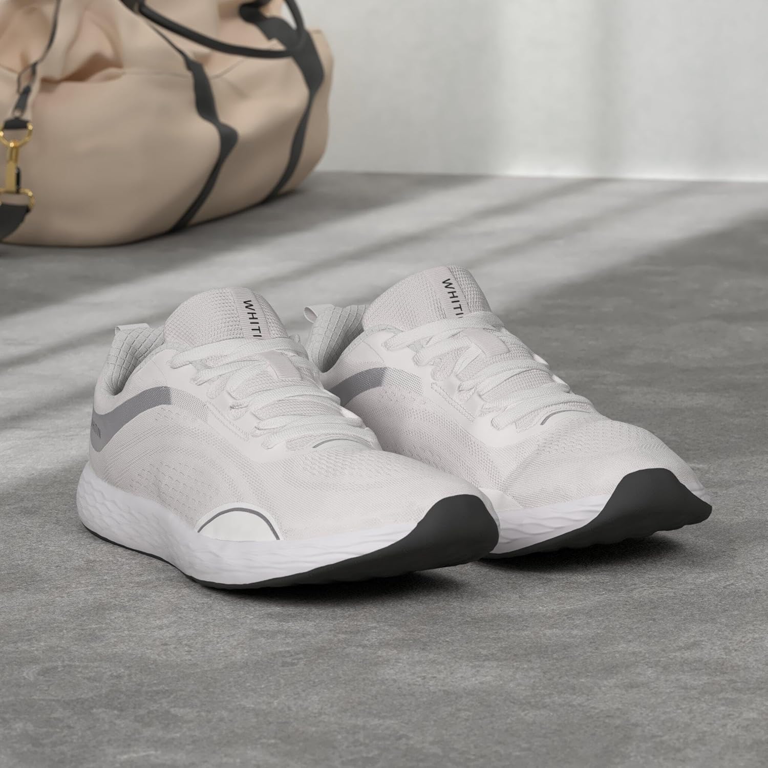 Detalle de WHITIN Men’s Zero Drop Running Shoes with Wide Toe Box