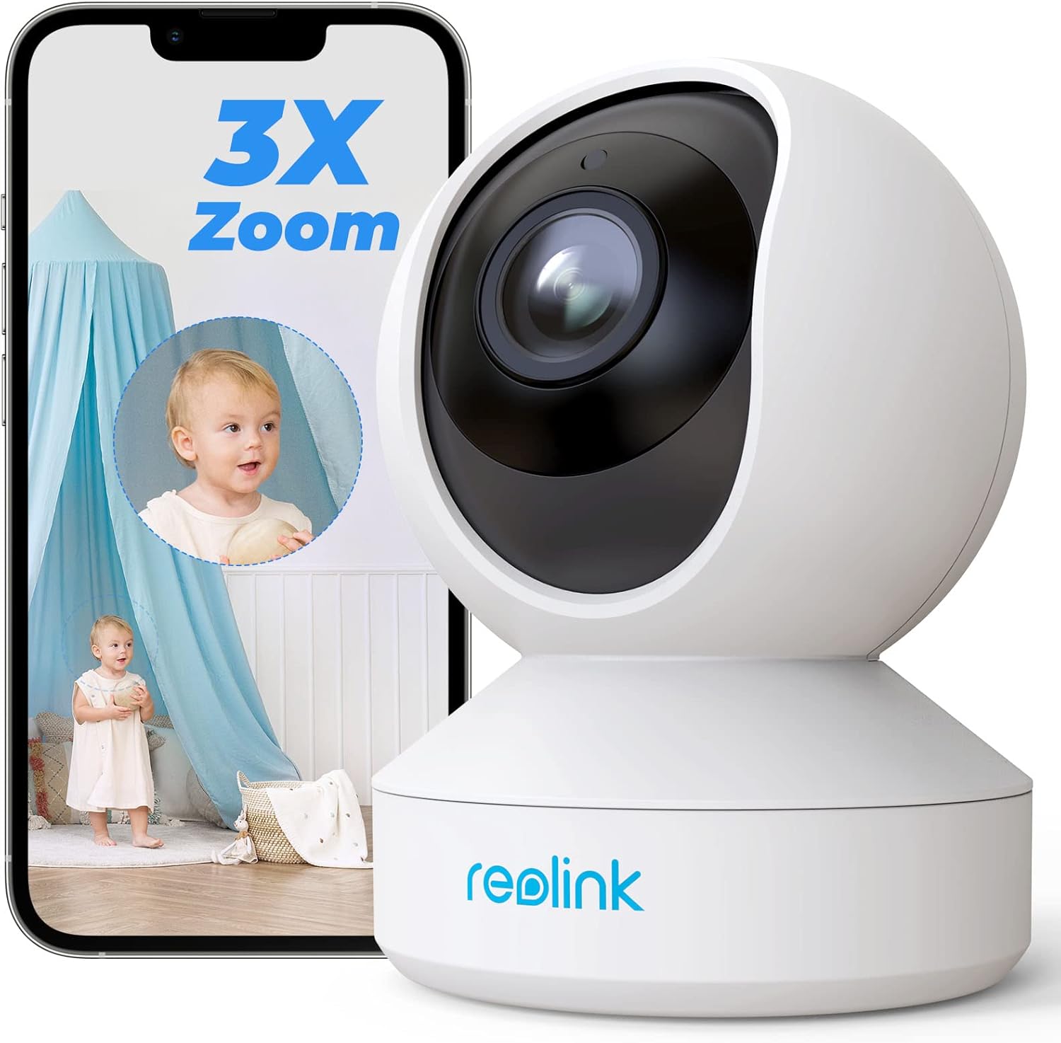 Detalle de Reolink 5MP PTZ Caméra Surveillance WiFi Intérieur