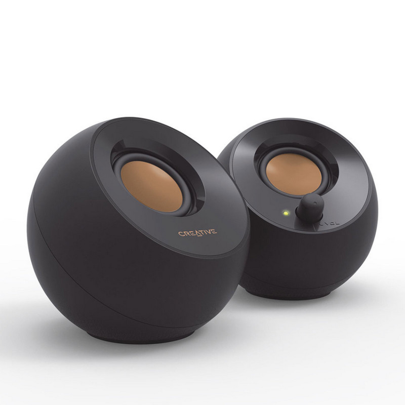 Detalle de Creative Pebble 2.0 Altavoces USB negros